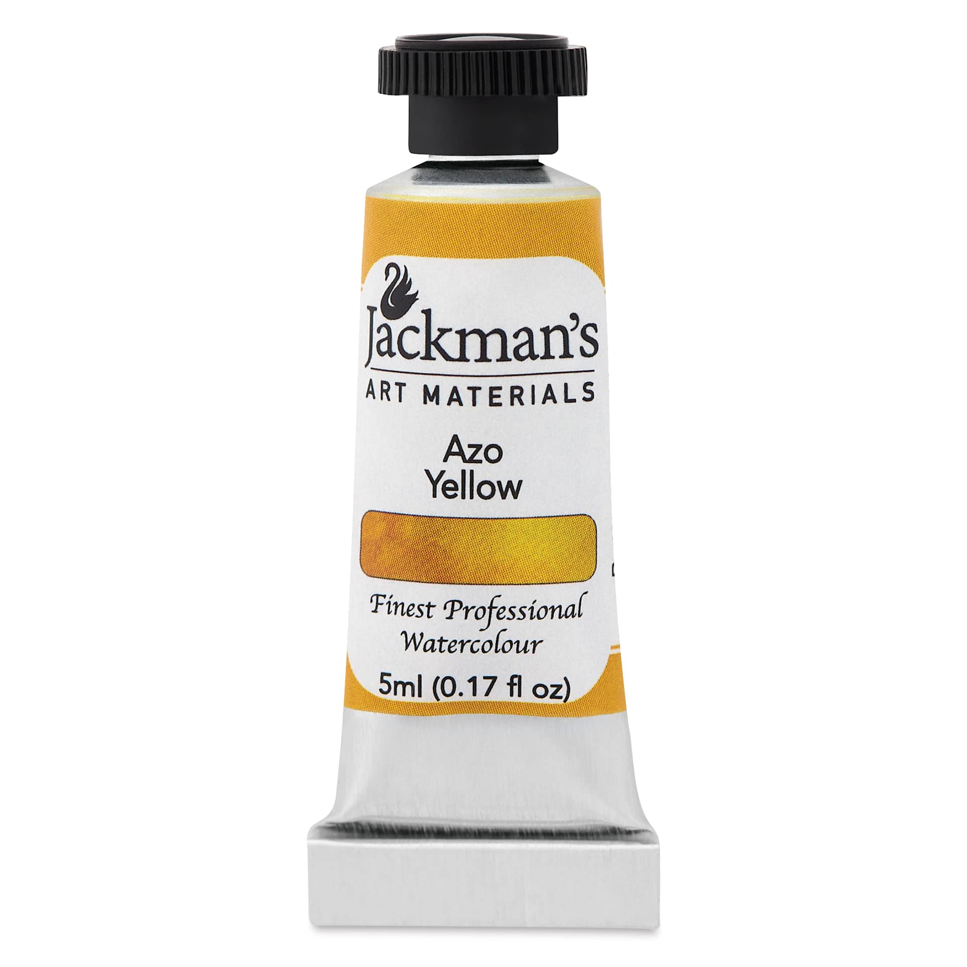 Jackman's Finest Professional Watercolour - Azo Yellow, 5 ml Tube