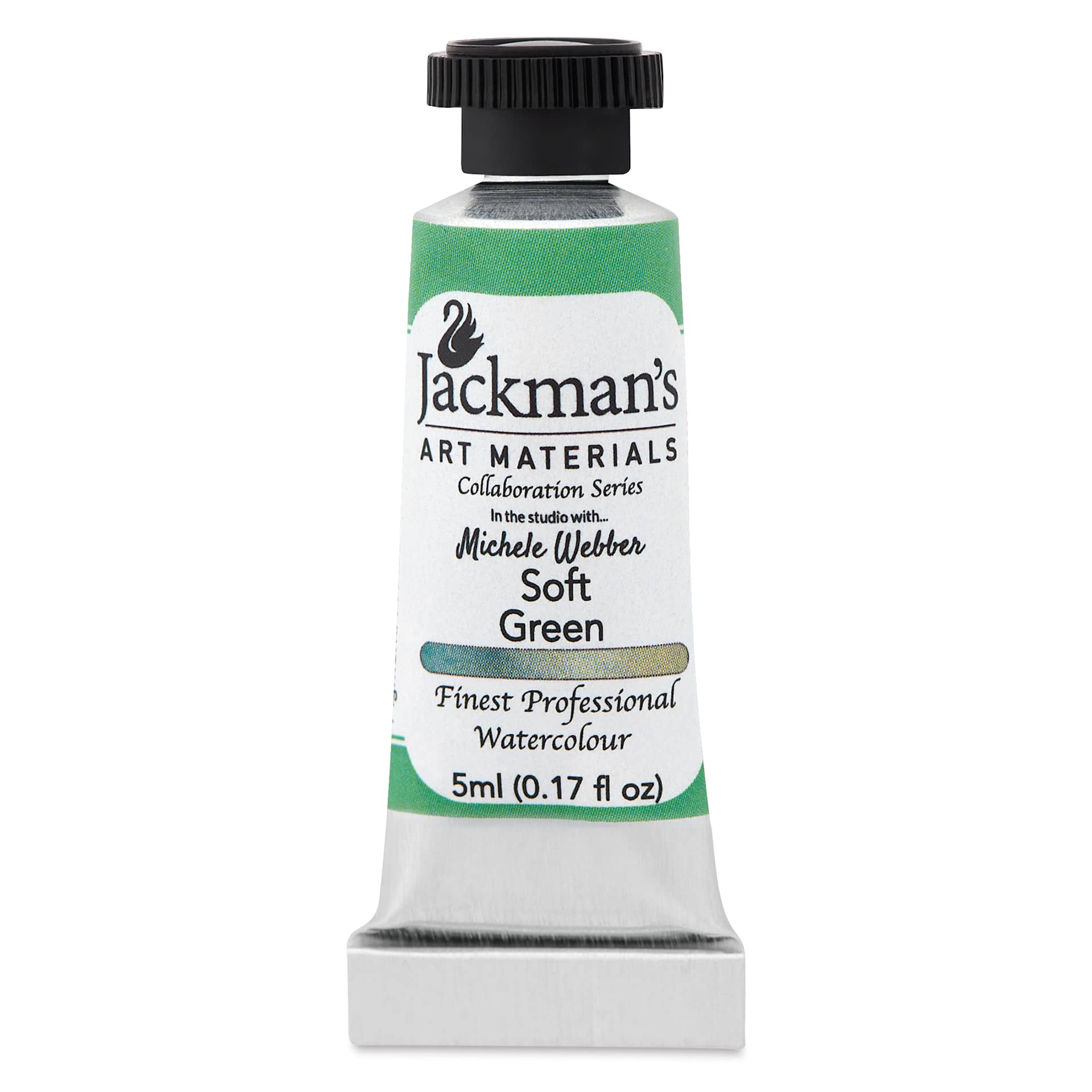 Jackman's Finest Professional Watercolour - Soft Green, 5 ml Tube
