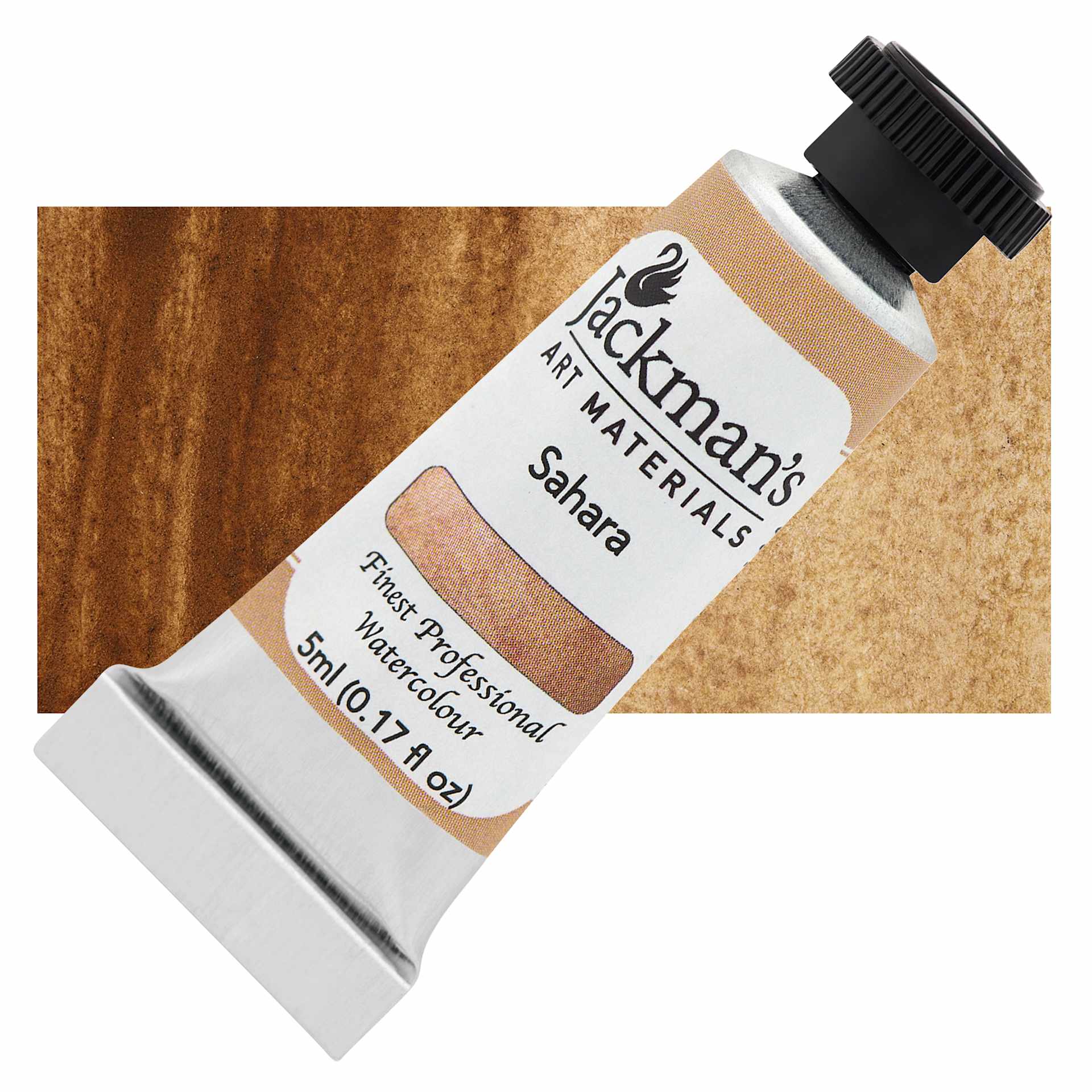 Jackman's Finest Professional Watercolour - Sahara, 5 ml Tube and Swatch