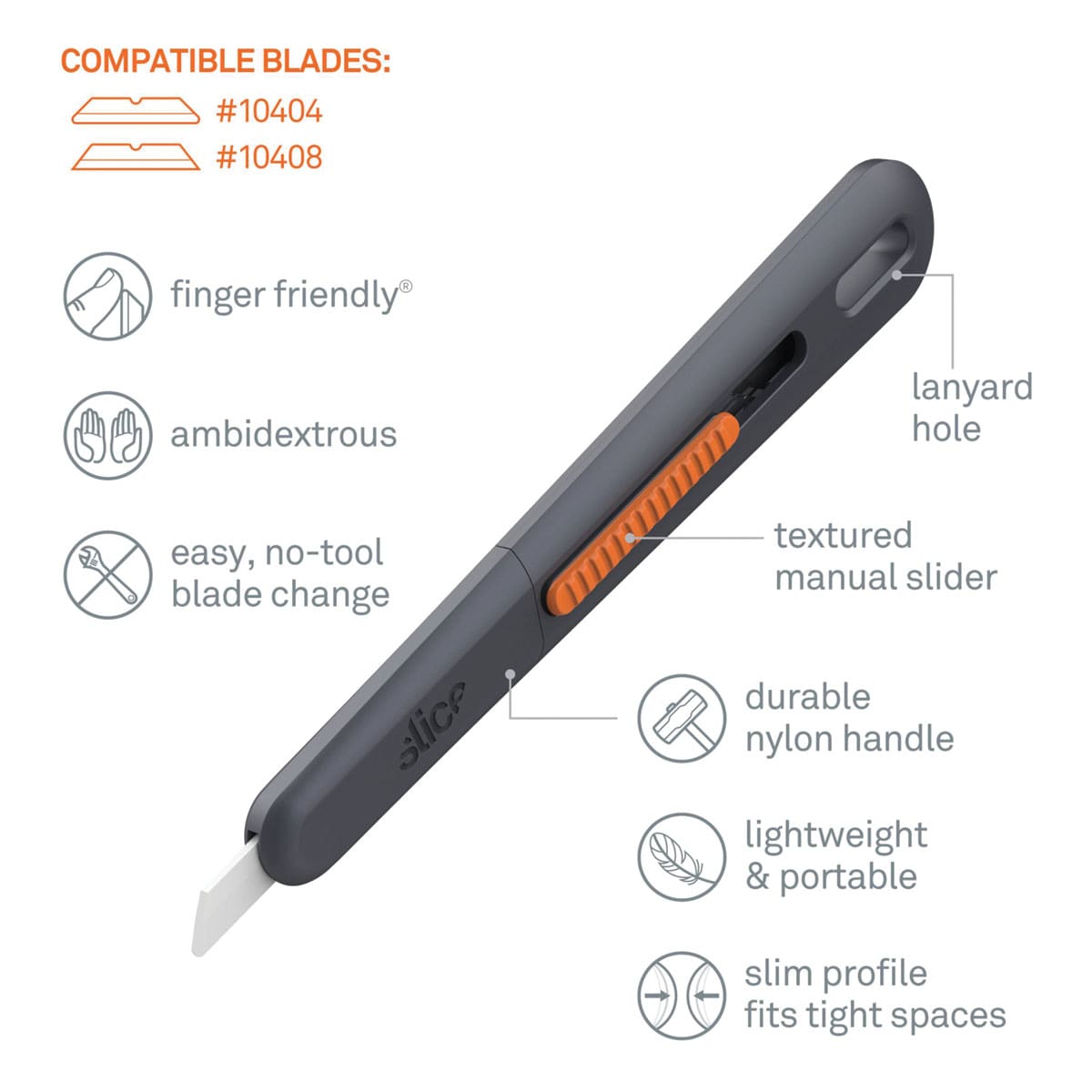 Slice Manual Slim Pen Cutter, Diagram