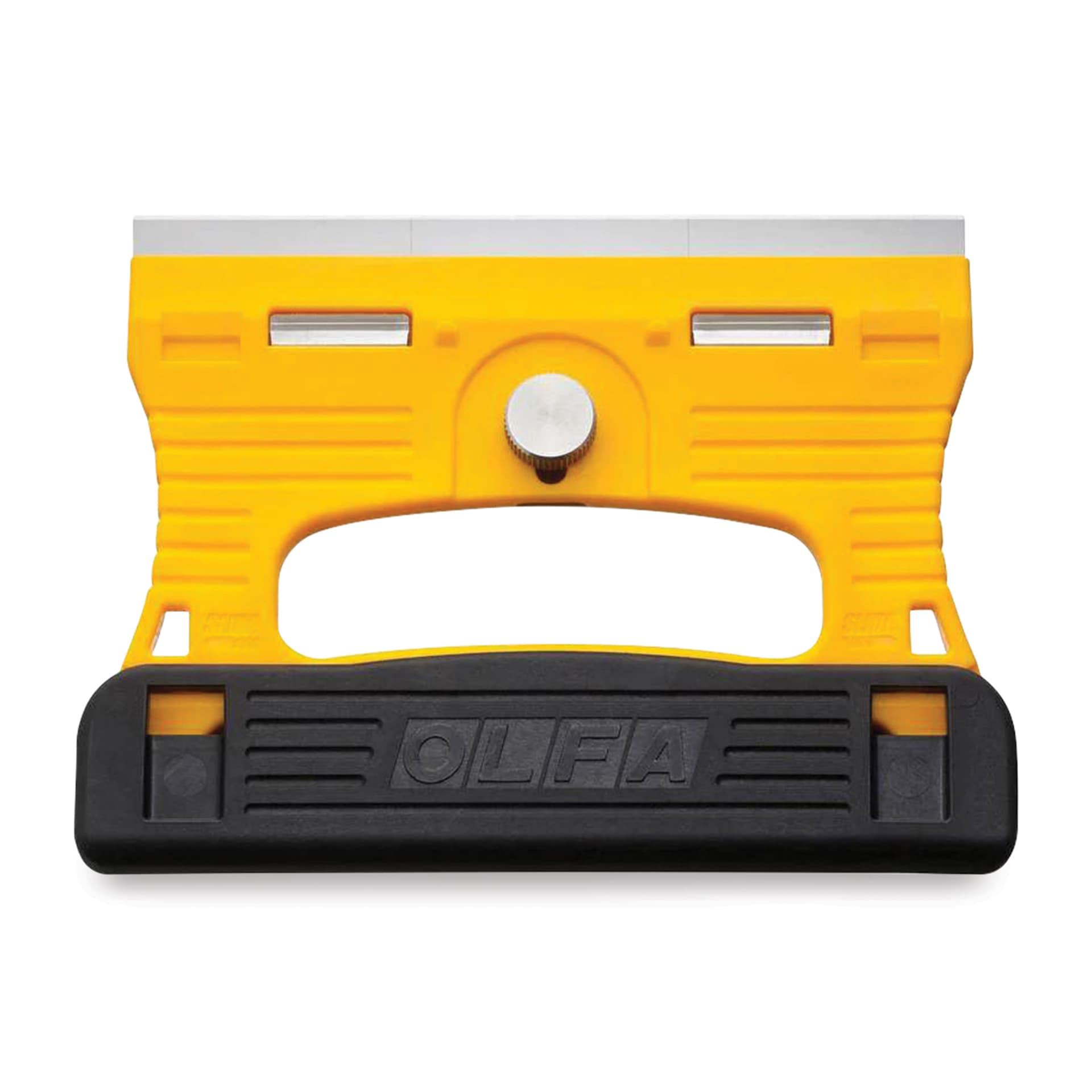 Olfa Stainless Steel Multi-Grip Scraper, out of packaging