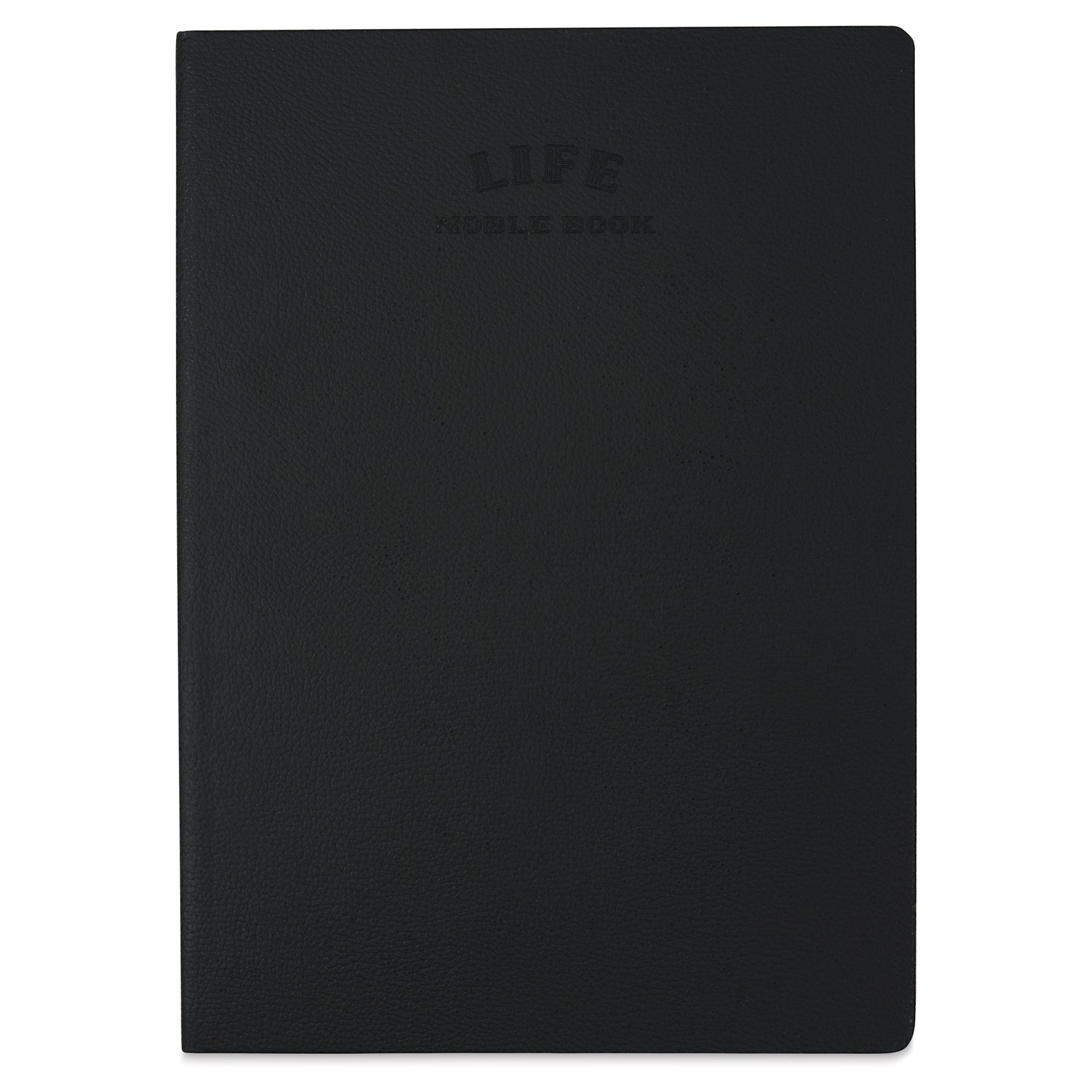 Life Stationery Noble Notebook - 6" x 8", A5, Grid, 96 Pages, front of notebook