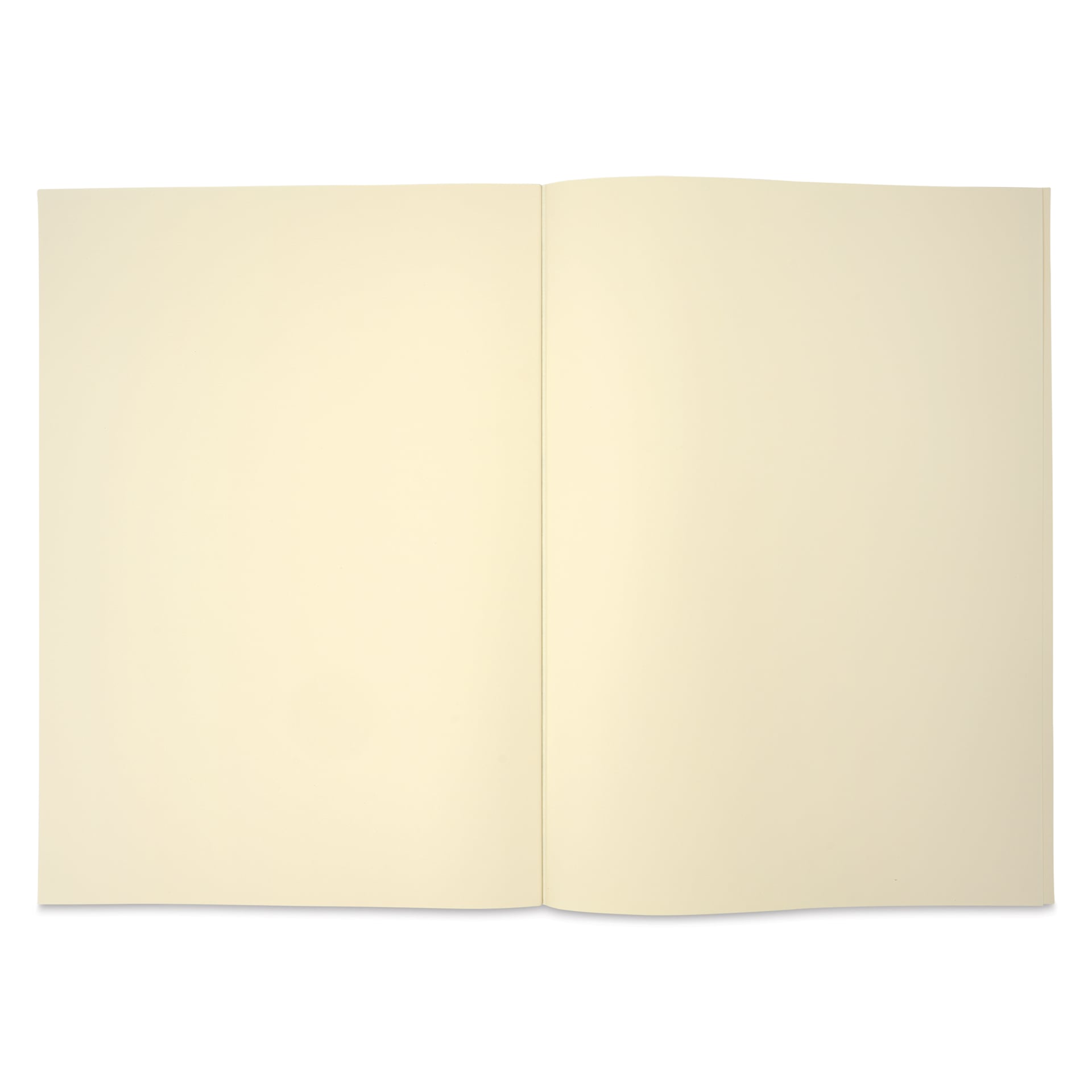 Life Noble Notebook - 8" x 12", A4, Brown, Blank, open