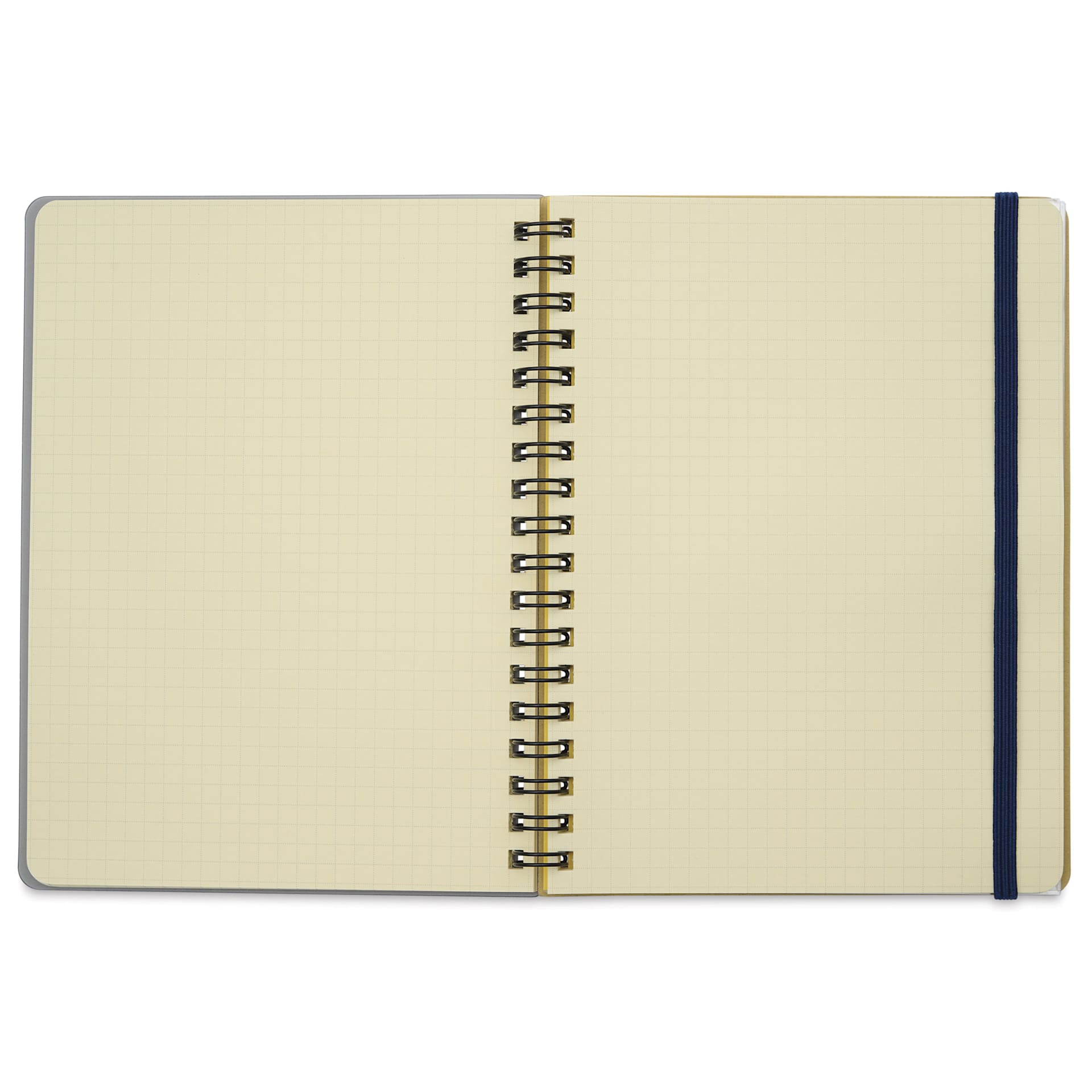 Delfonics Rollbahn Clear Plastic Notebook - 5-1/2" x 7", Grey