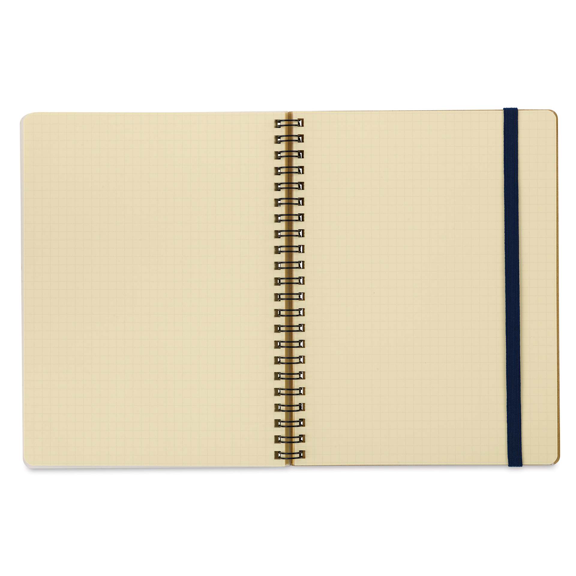 Delfonics Rollbahn Classic Spiral Notebook - Red, A5, open