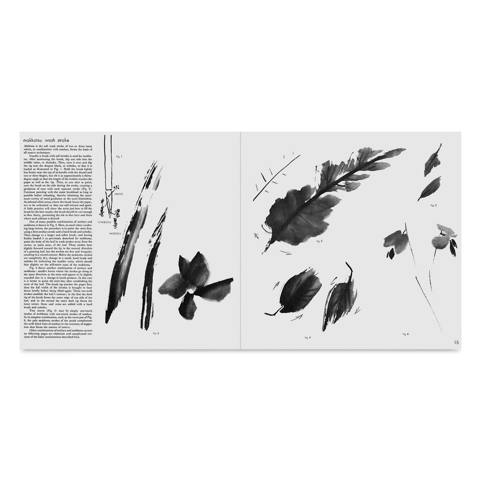 The Art and Technique of Sumi-e, wash stroke