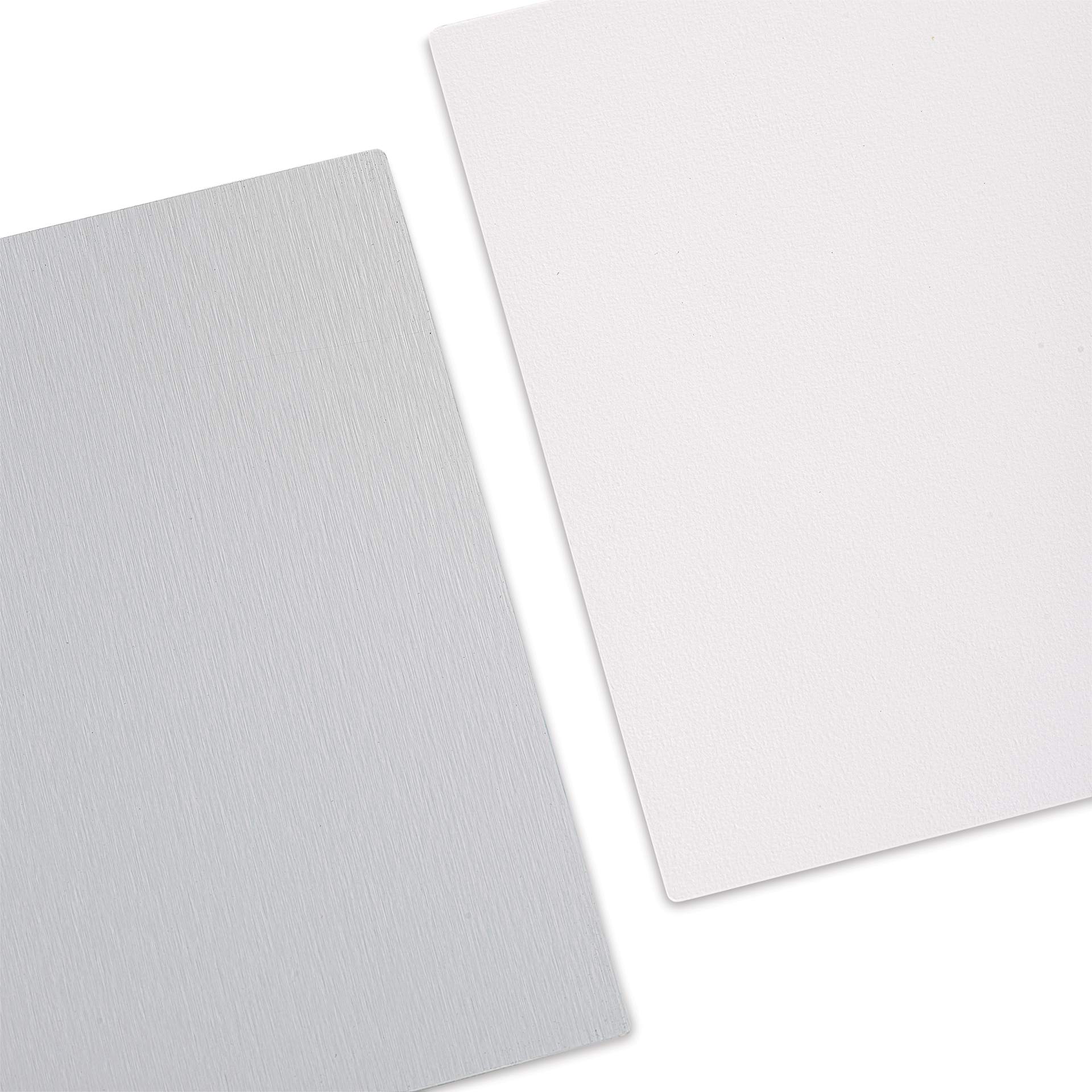 Legion Stonehenge Oil Aluminum Artist Panels, front texture and aluminum back shown Legion Stonehenge Oil Aluminum Artist Panels, front texture and aluminum back shown