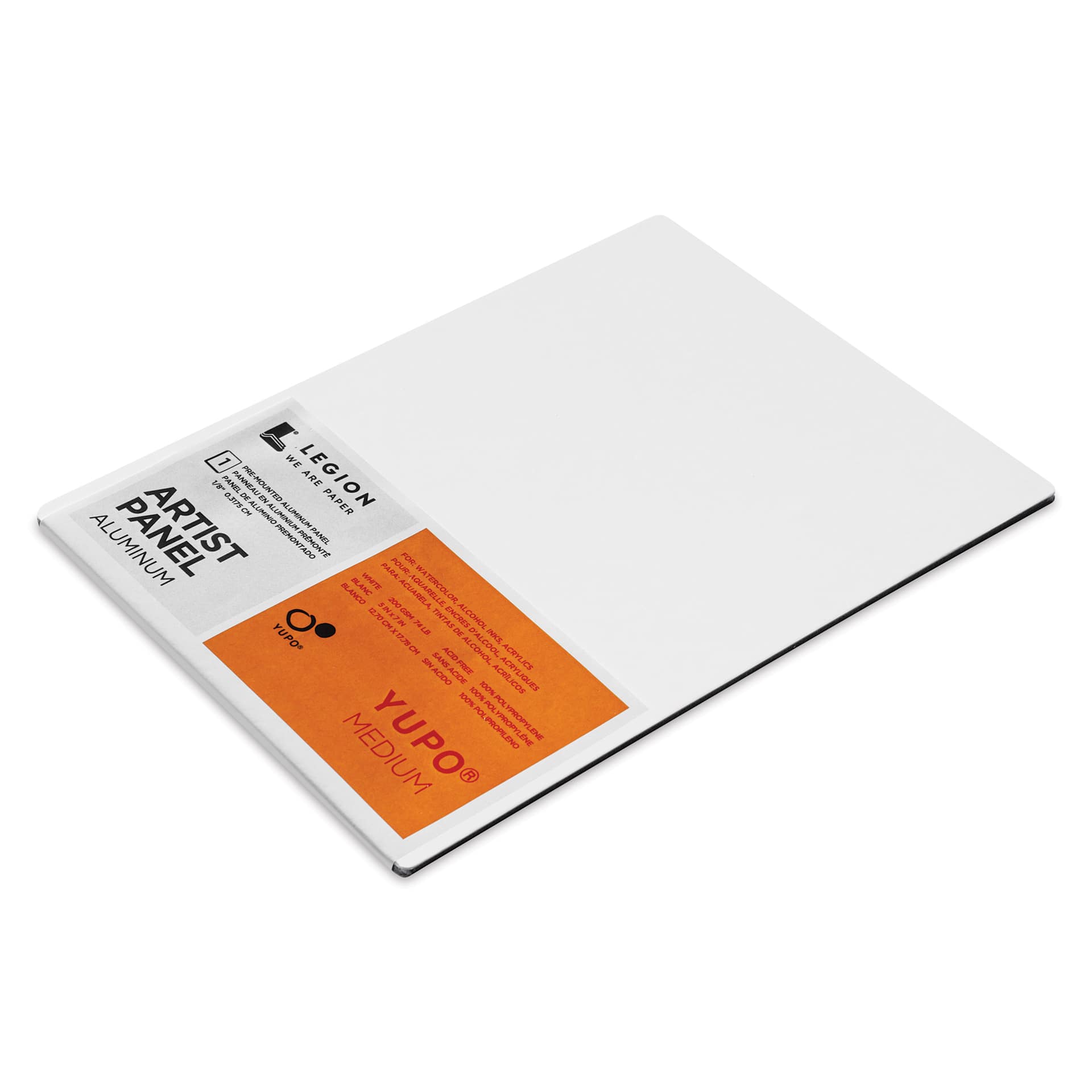 Legion Yupo Aluminum Artist Panel - 5" x 7", 1/8" Legion Yupo Aluminum Artist Panel - 5" x 7", 1/8"