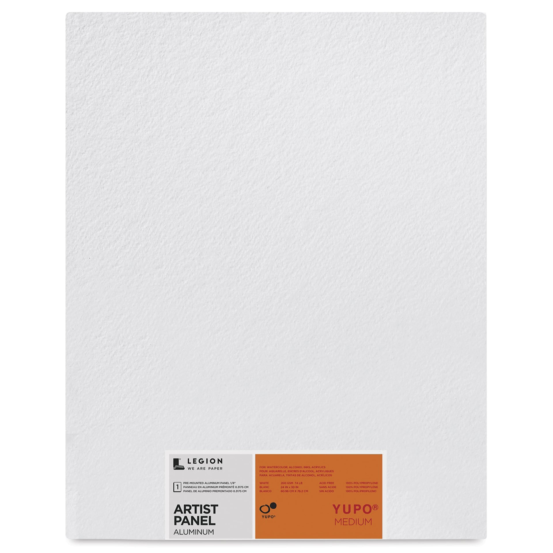 Legion Yupo Aluminum Artist Panel - 24" x 30", 1/8"