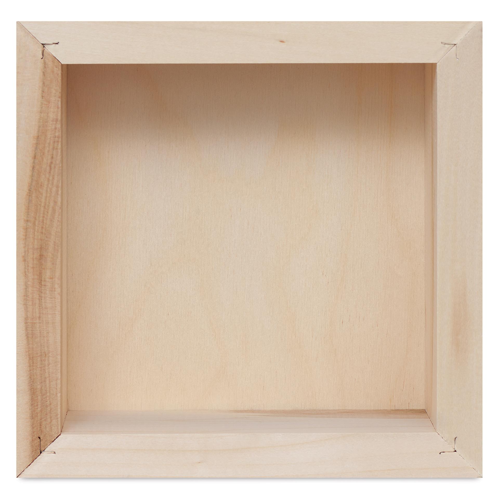 Apollon Gotrick Cradled Wood Panel - 8" x 8", 2-5/8" Profile back view