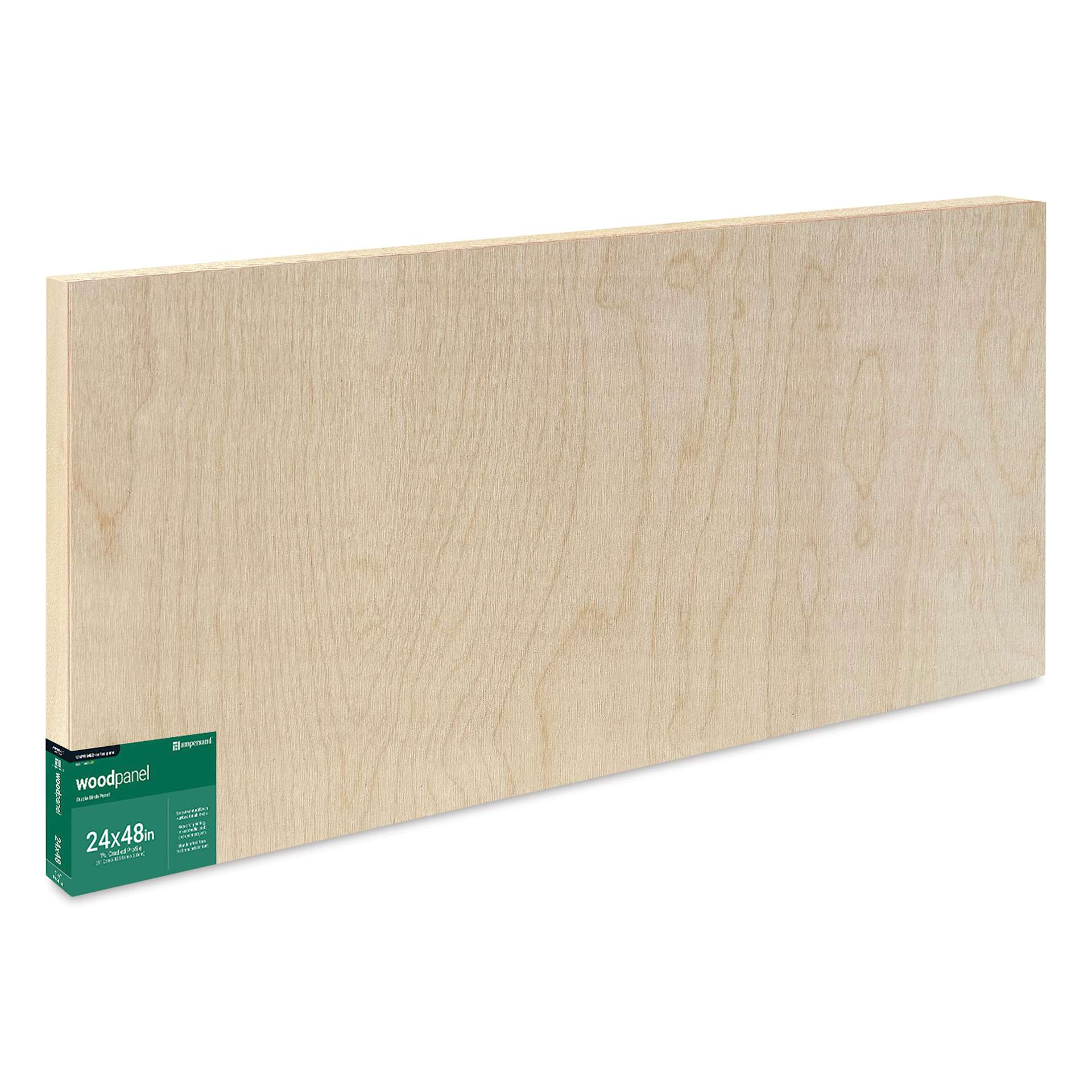 Ampersand Woodpanel - 24 x 48", 1-1/2" Cradle