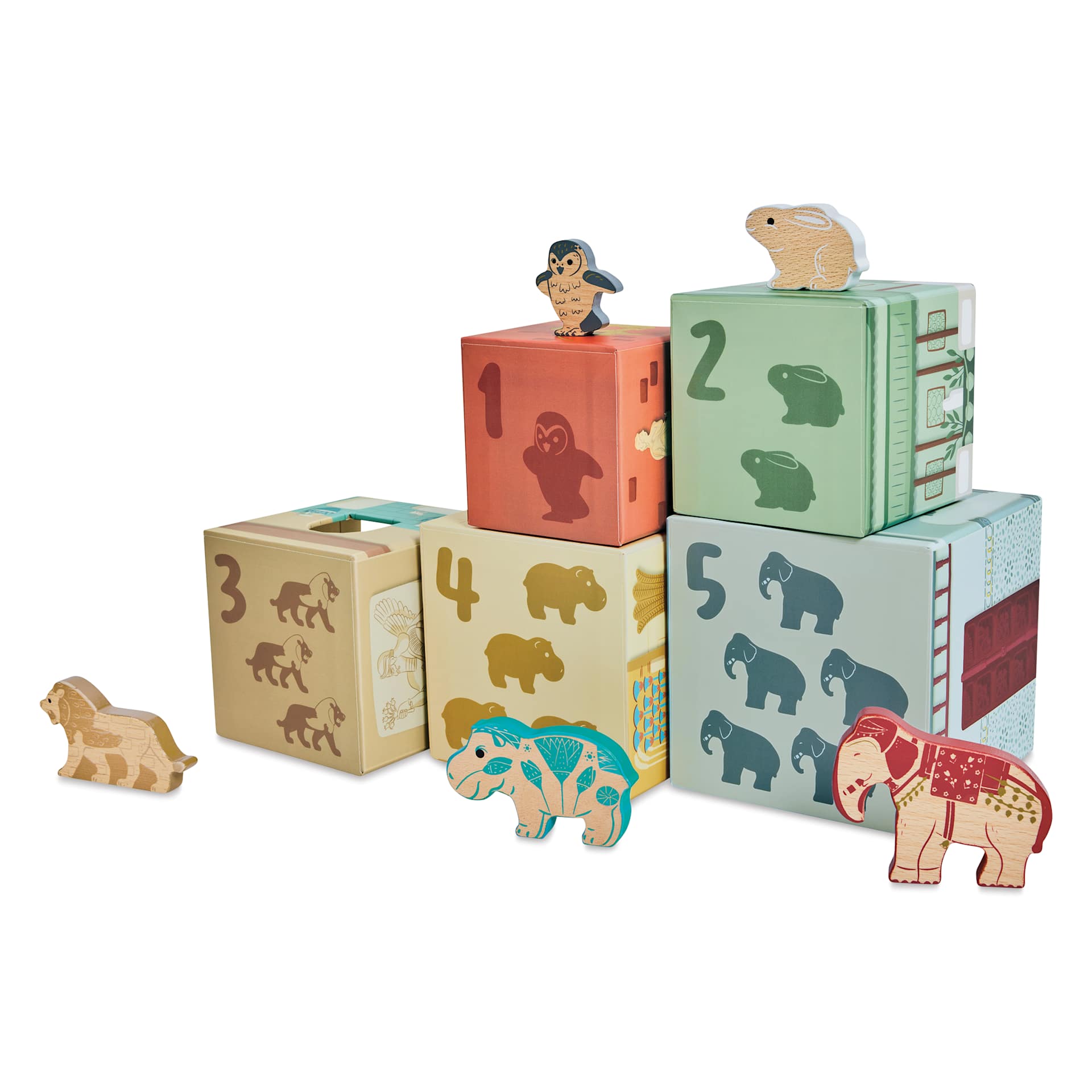 Hape x The Met Museum Nesting & Stacking Block Set