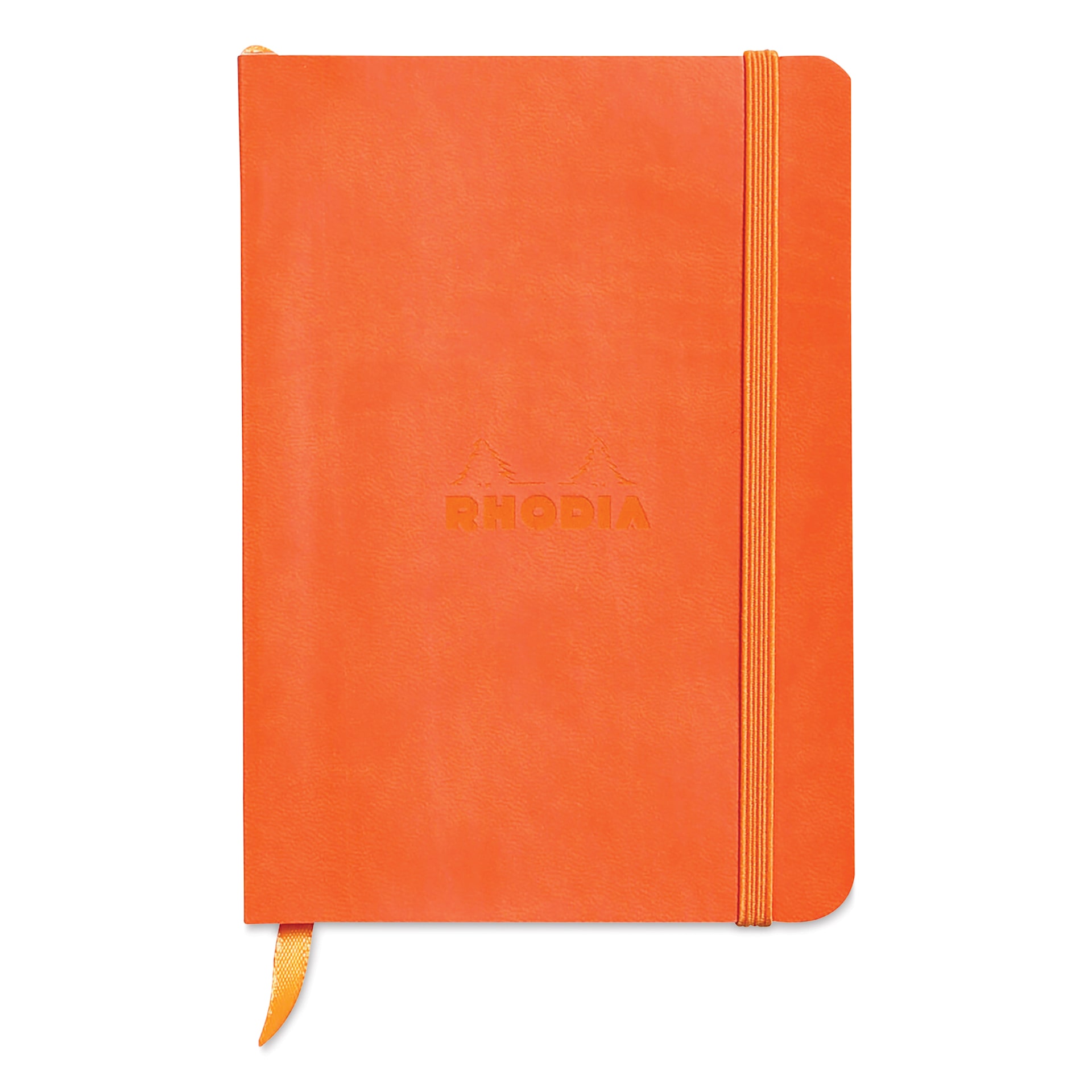 Rhodia Rhodiarama Softcover Notebook - A6, Tangerine, Dot Grid