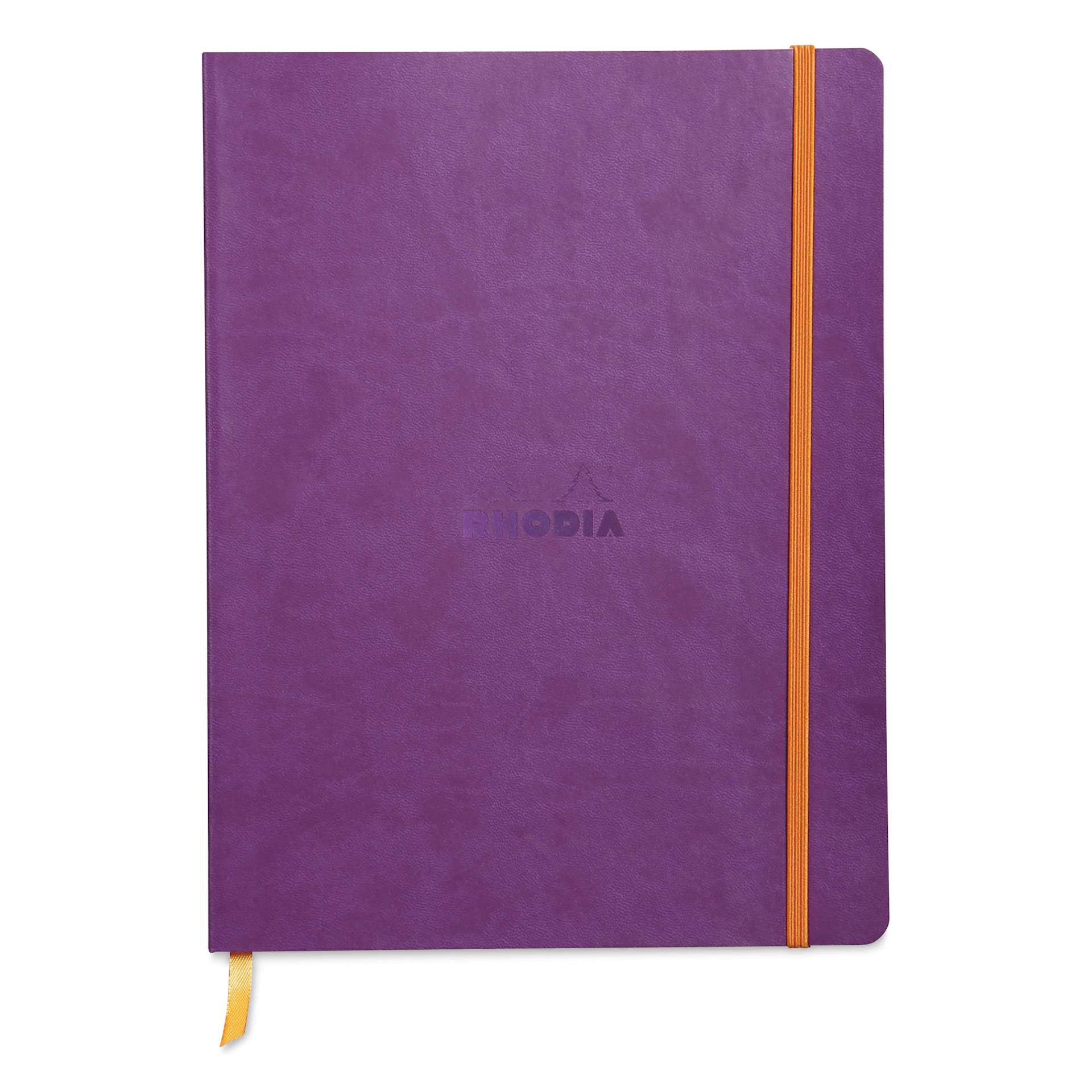 Rhodia Rhodiarama Softcover Notebook - 7-1/2" x 9-7/8", Purple, Lined