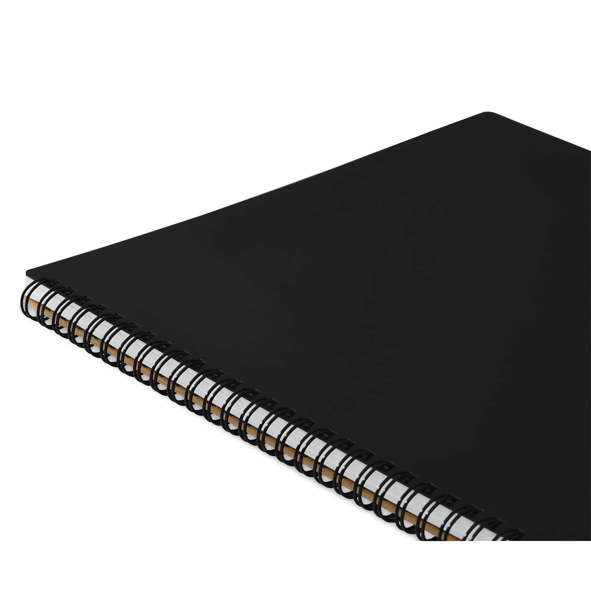 Maruman Mnemosyne Notebook - Black, A4, Graph, close-up of notebook