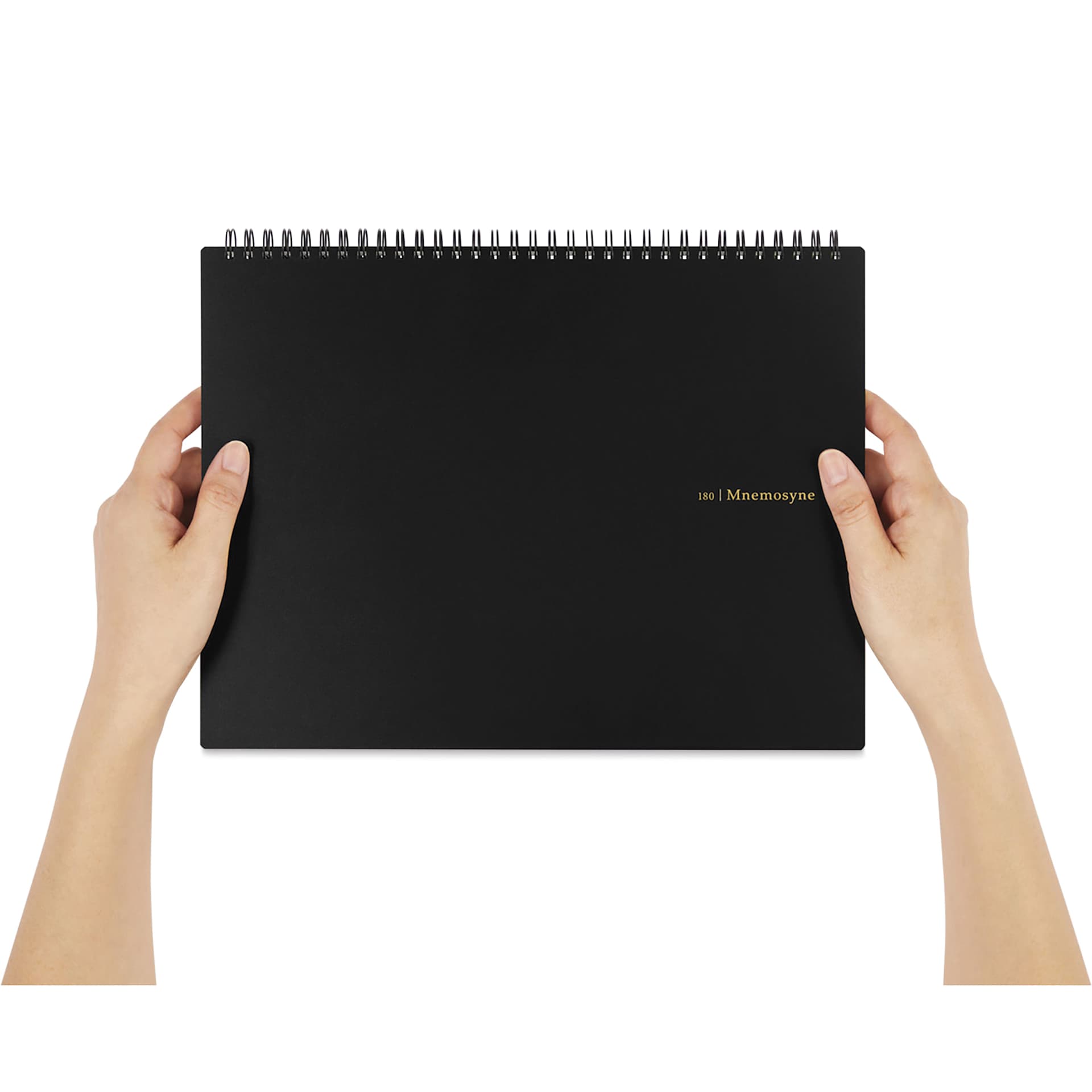 Maruman Mnemosyne Notebook - Black, A4, Graph