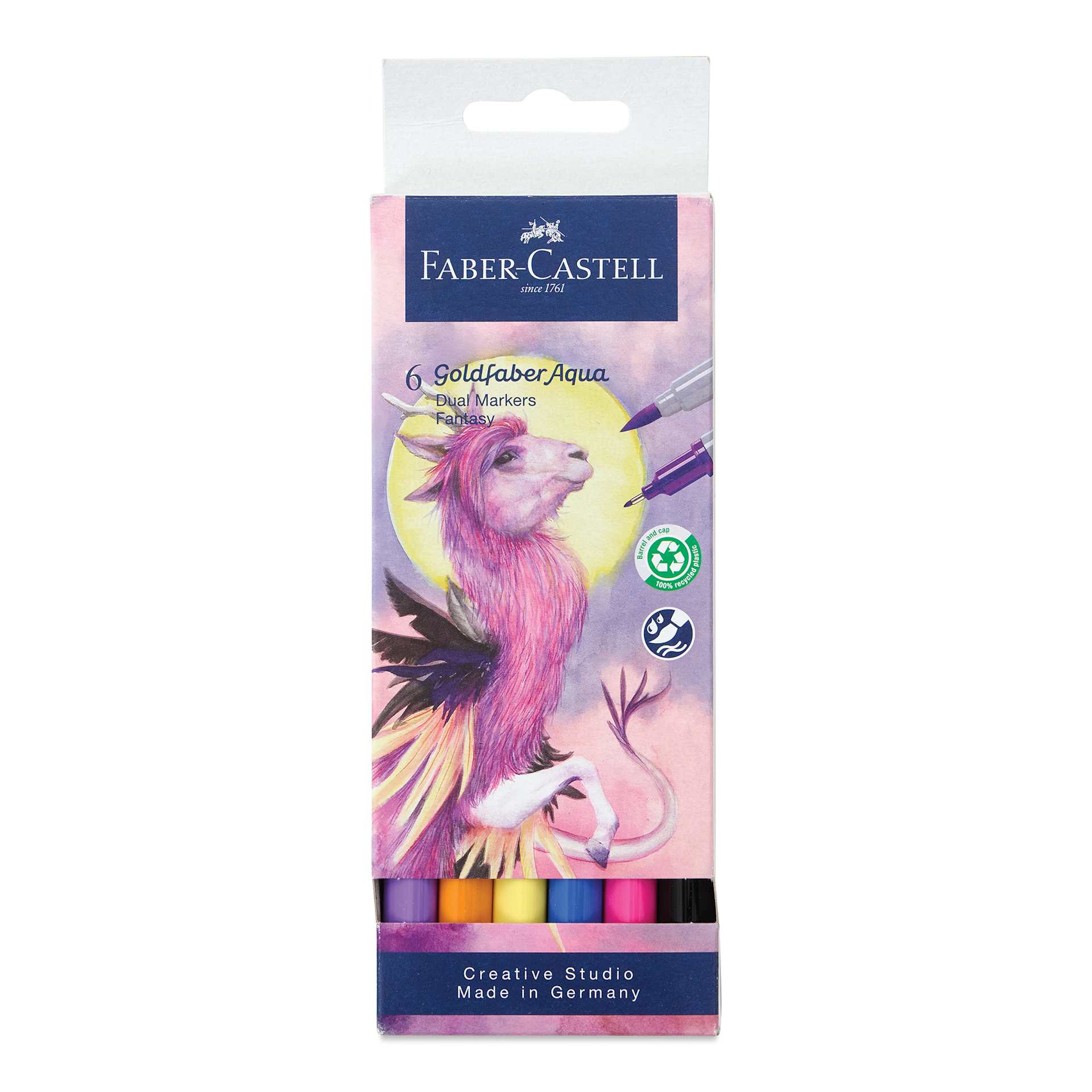 Faber-Castell Goldfaber Aqua Dual Markers - Fantasy, Set of 6