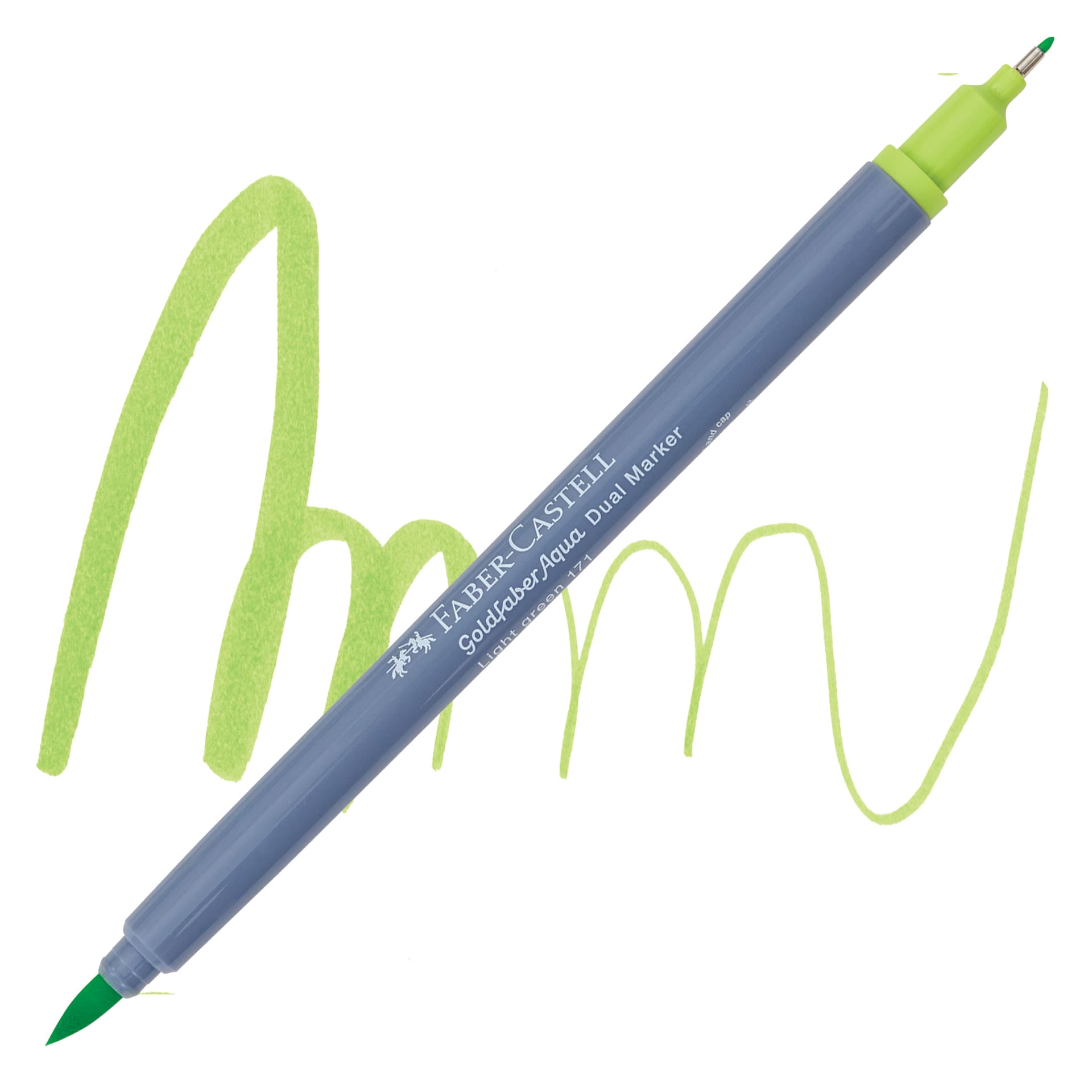 Faber-Castell Goldfaber Aqua Dual Marker - 171 Light Green marker and swatch