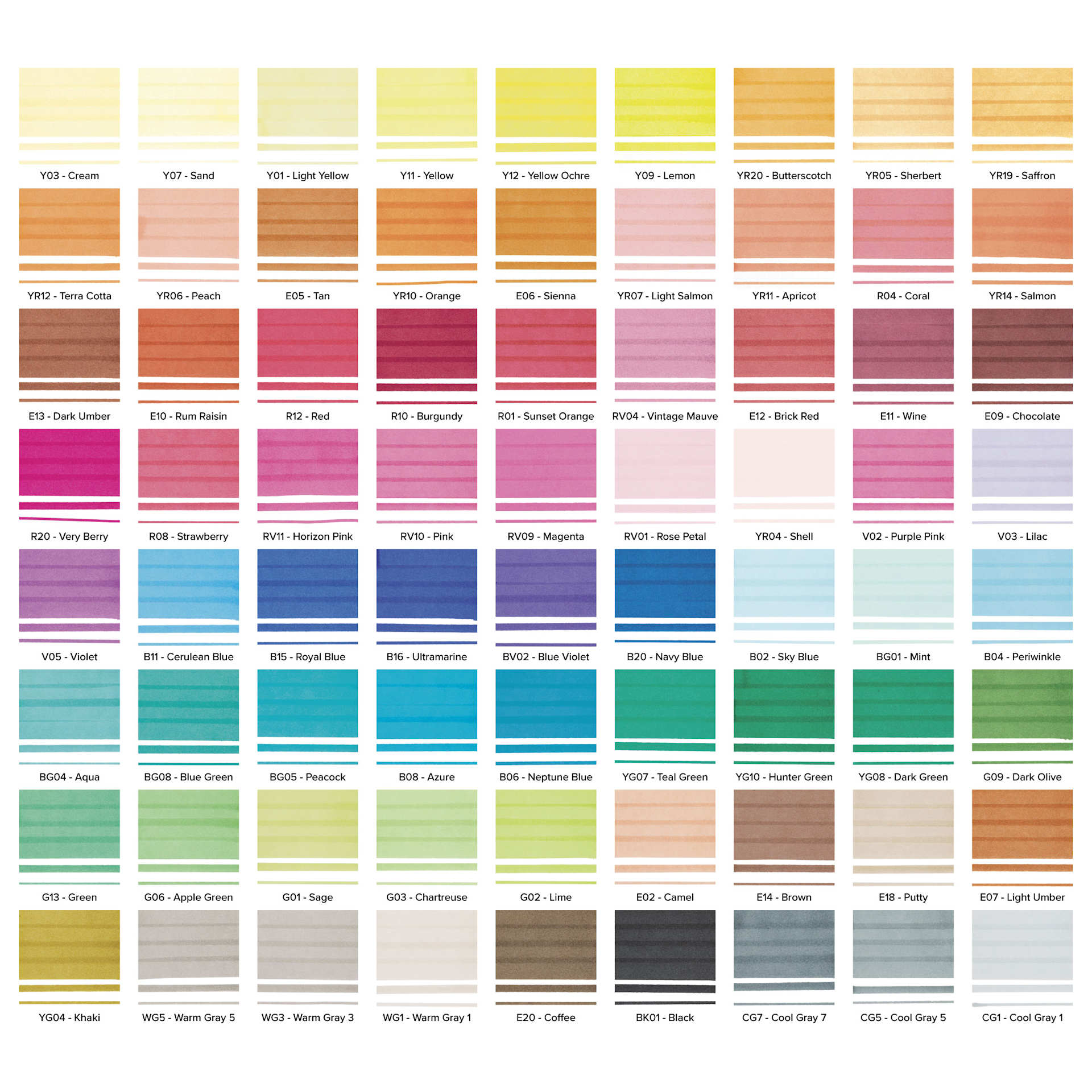 artPOP! Infinity Brush Marker Set - Set of 72, Assorted, swatches