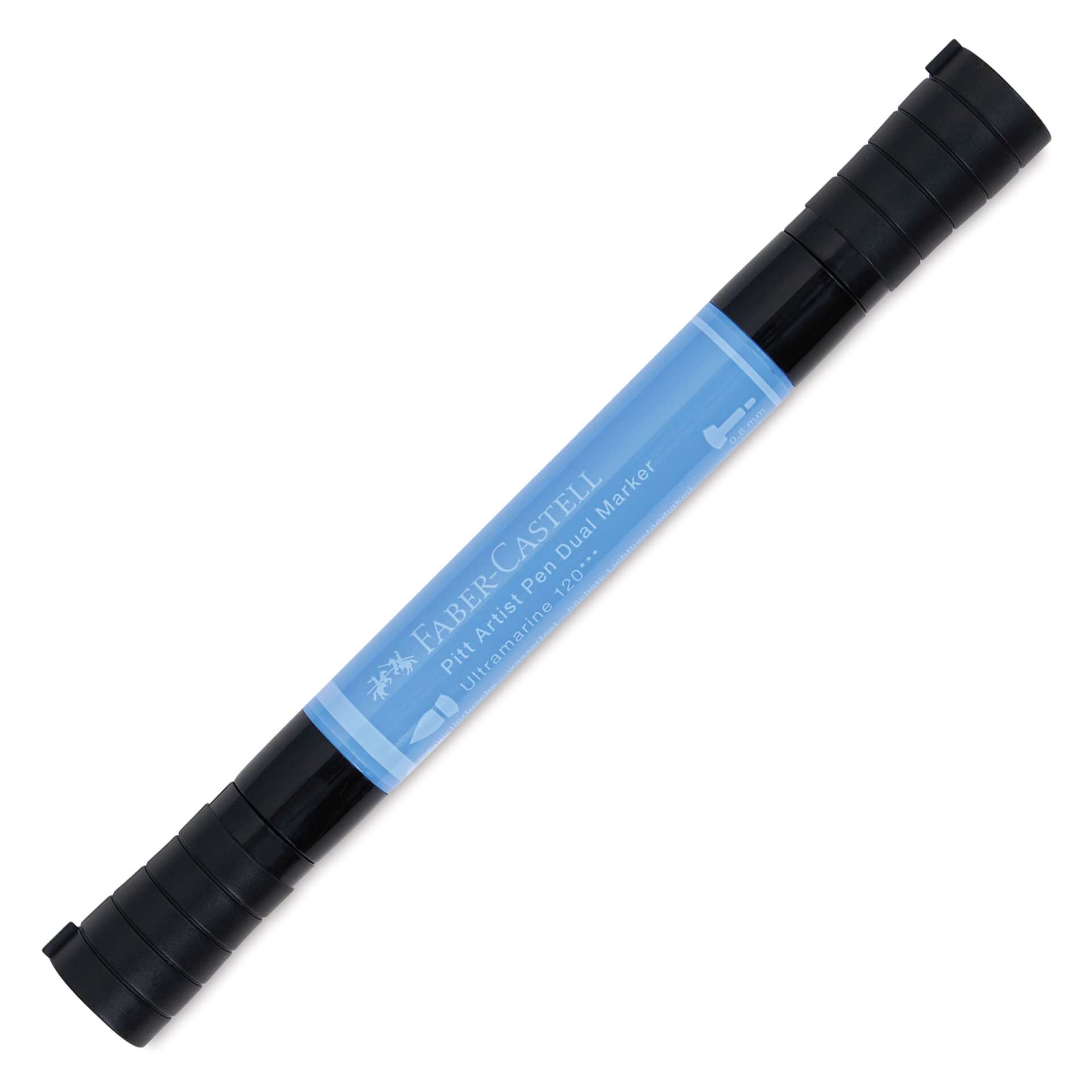 Faber-Castell Pitt Artist Pen Dual Tip Marker - Ultramarine 120 front of marker