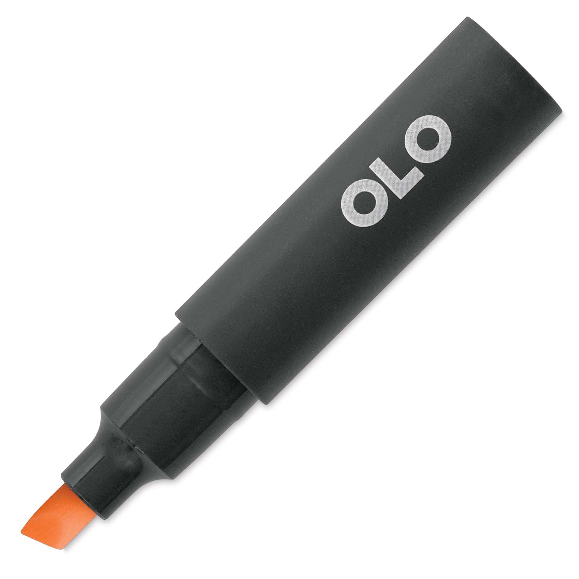 Olo Chisel Tip Half-Marker - R0.1 White Peach - with cap off