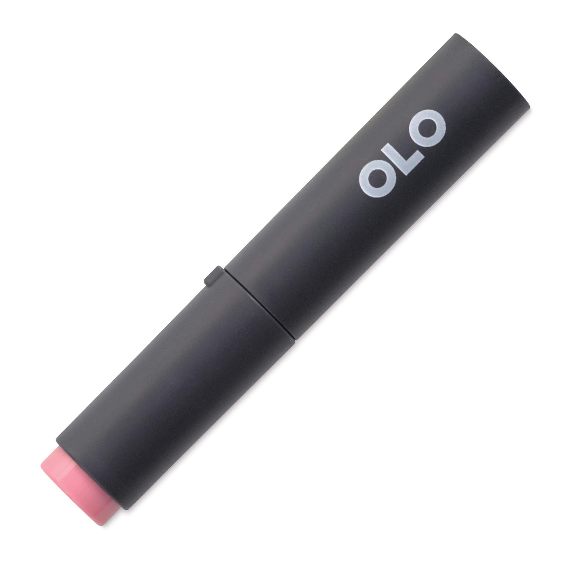 Olo Chisel-Tip Half Marker - R5.3 Dusty Rose with cap on