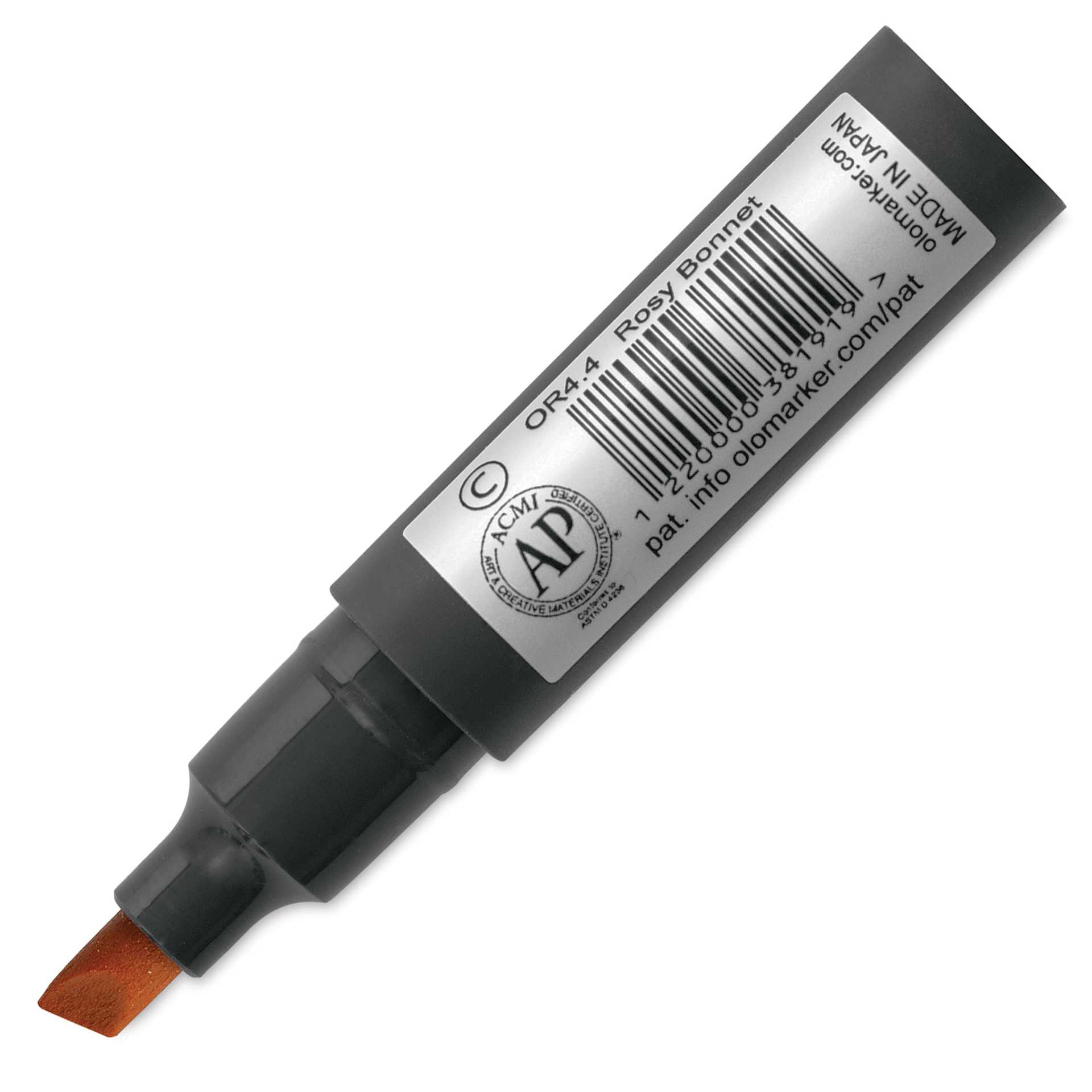 Olo Chisel Tip Half-Marker - OR4.4 Rosy Bonnet back of marker