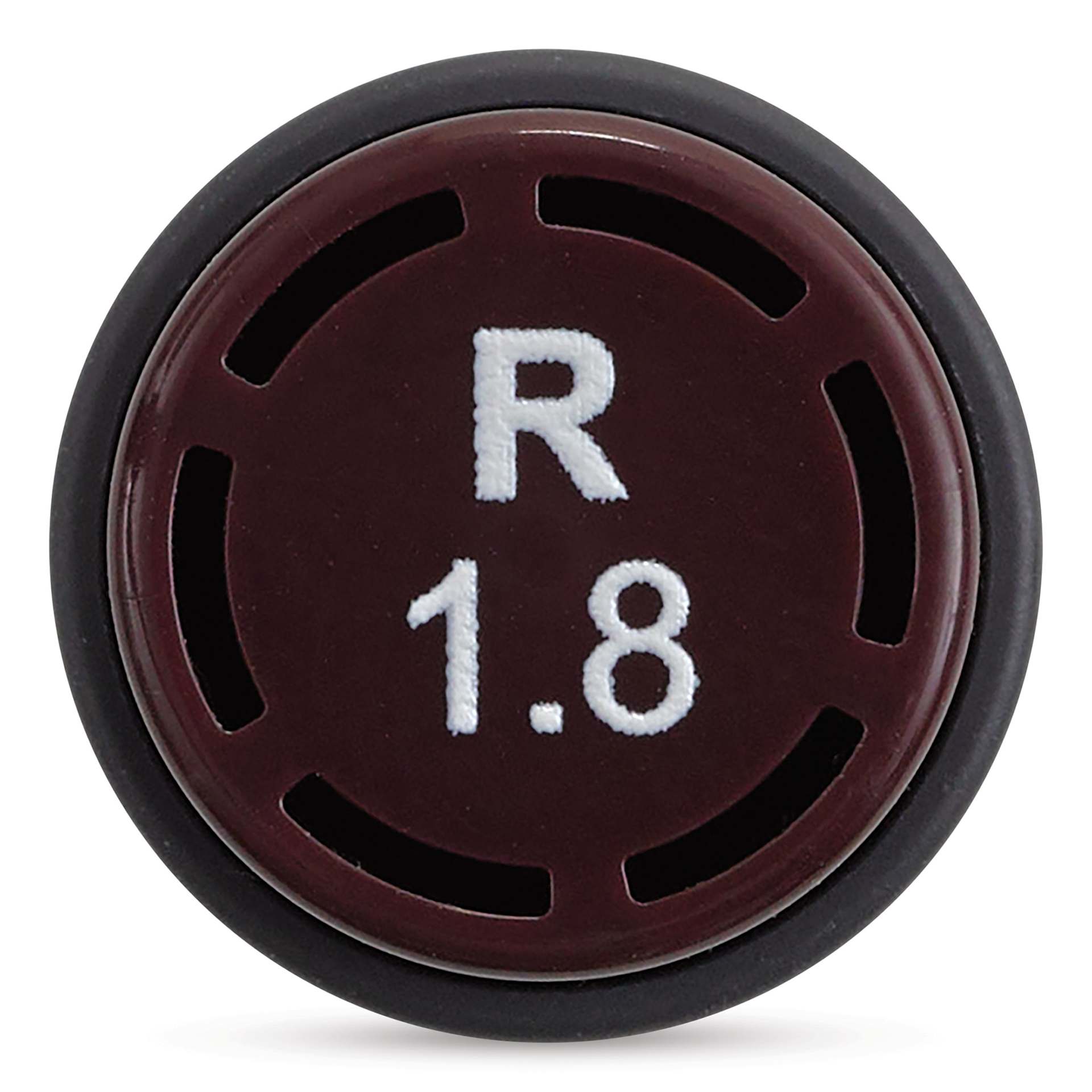 Olo Chisel-Tip Half Marker - R1.8 Maroon end of cap