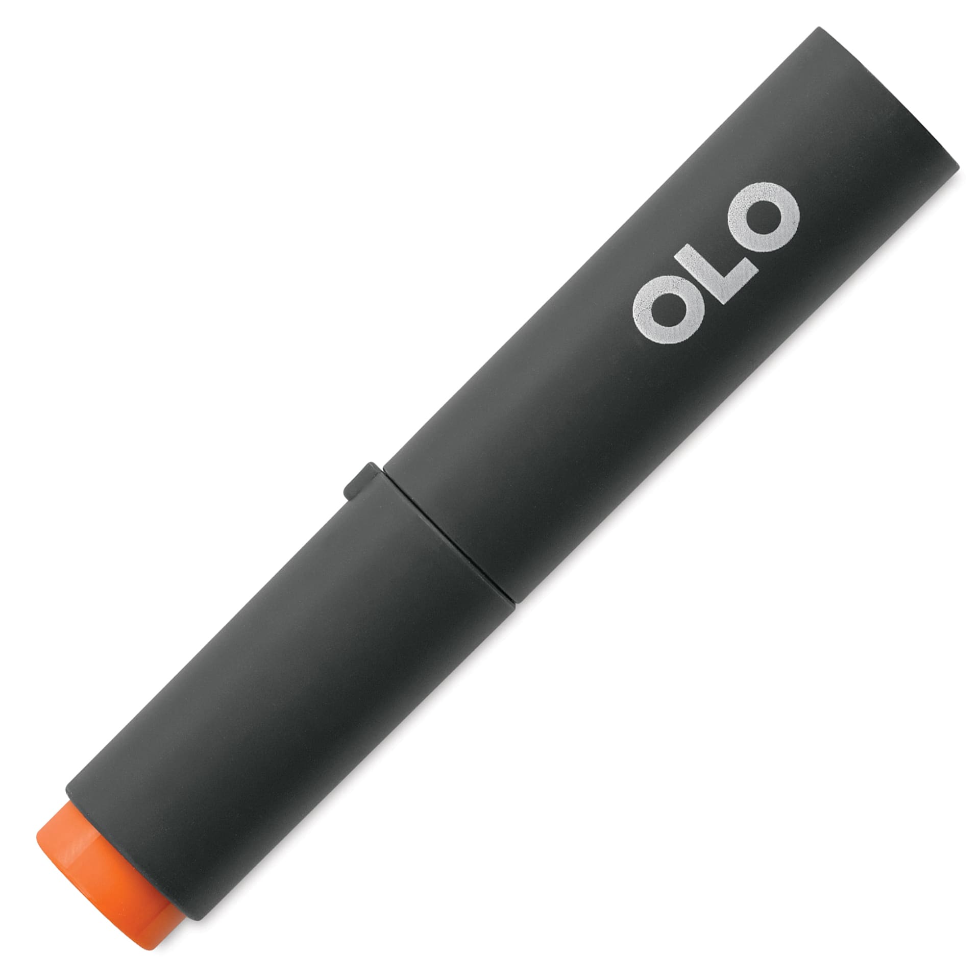 Olo Chisel Tip Half-Marker - OR1.3 Papaya with cap on