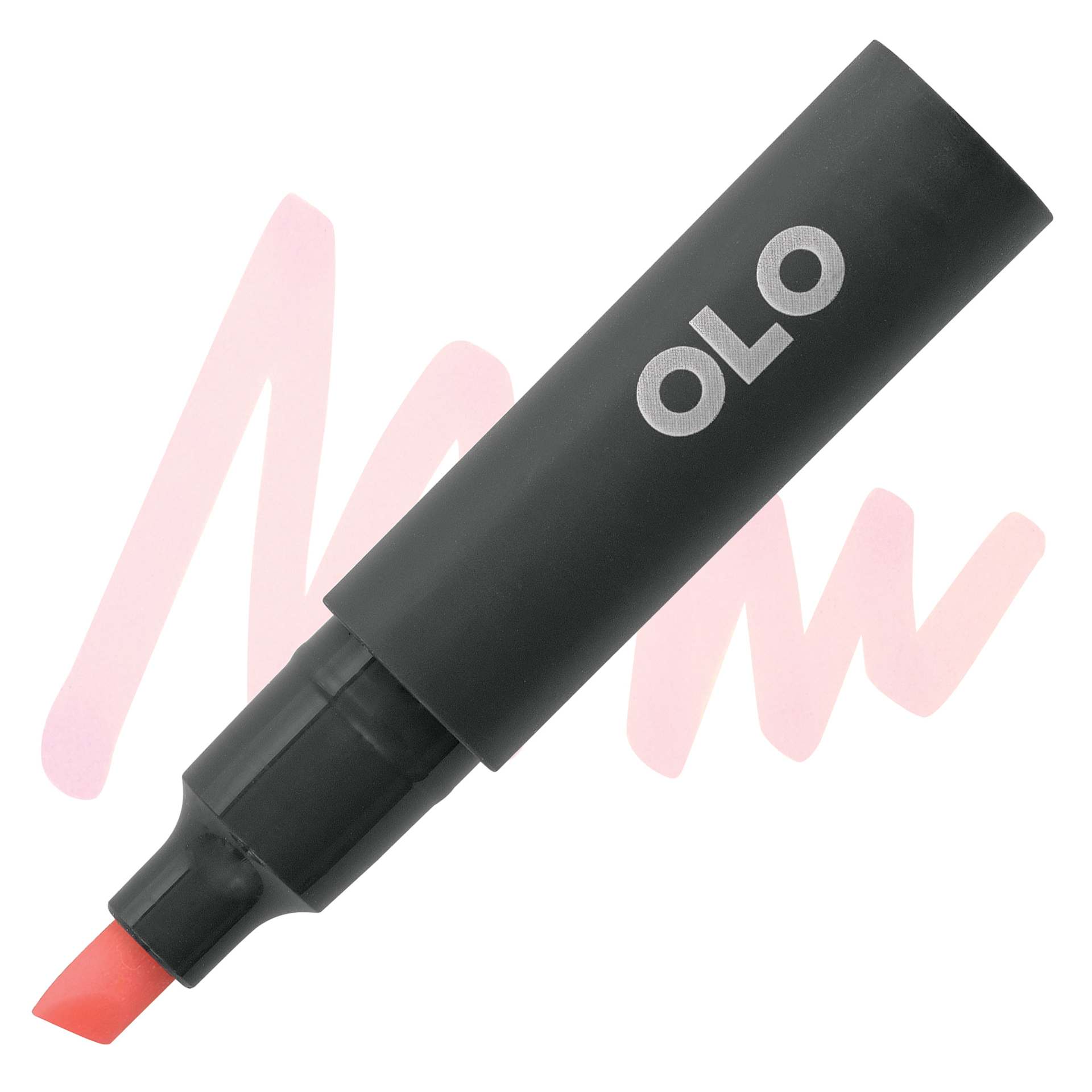 Olo Chisel-Tip Half Marker - RV0.1 Cotton Candy marker and swatch