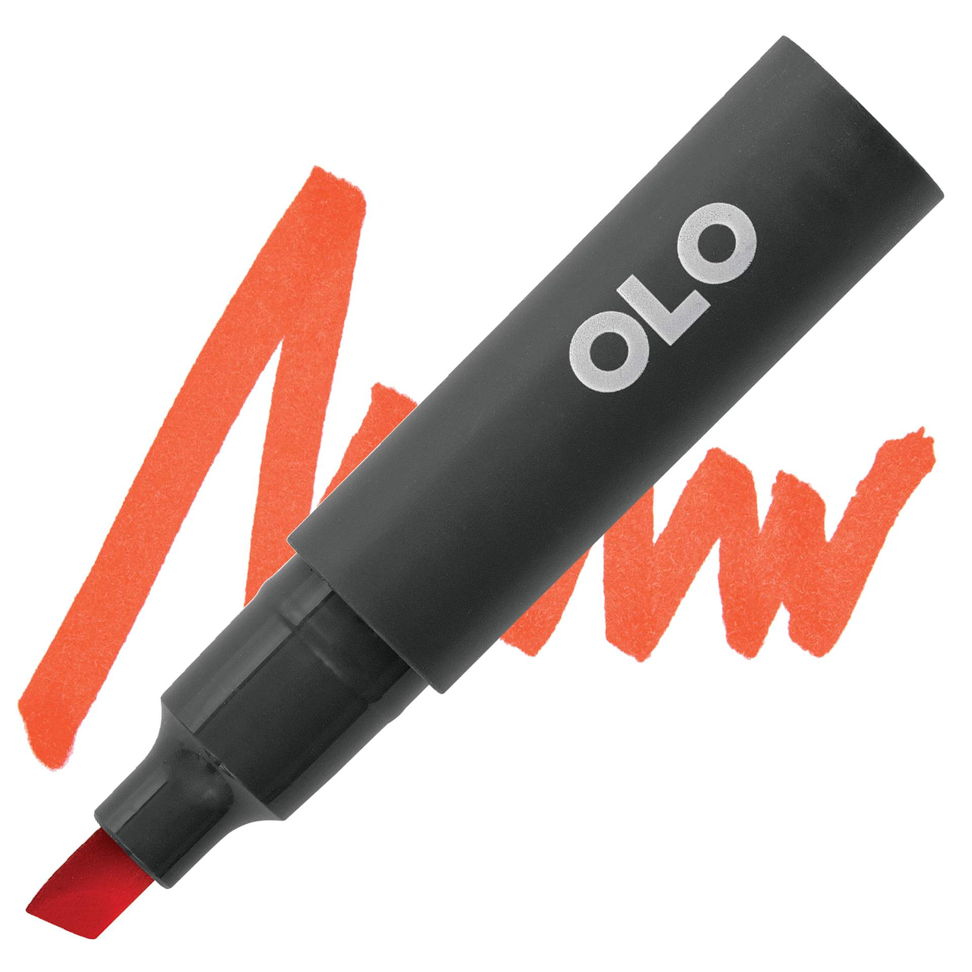 Olo Chisel-Tip Half Marker - OR2.5 Goldfish marker and swatch