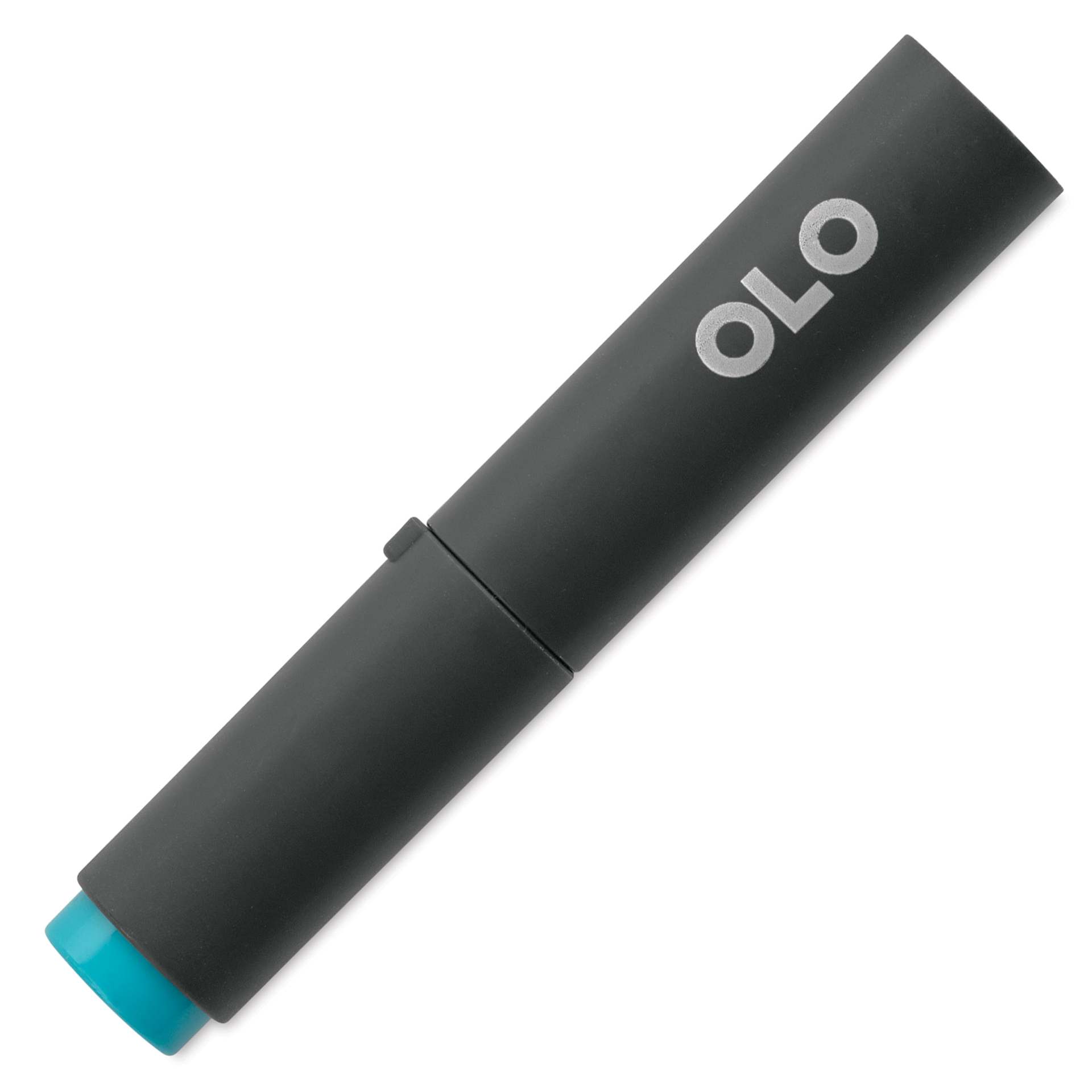 Olo Chisel Tip Half-Marker - BG0.4 Turquoise with cap on