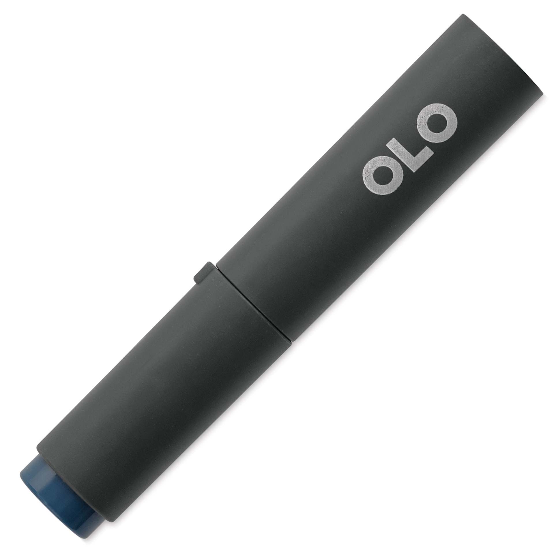 Olo Chisel-Tip Half Marker - B4.7 Denim with cap on