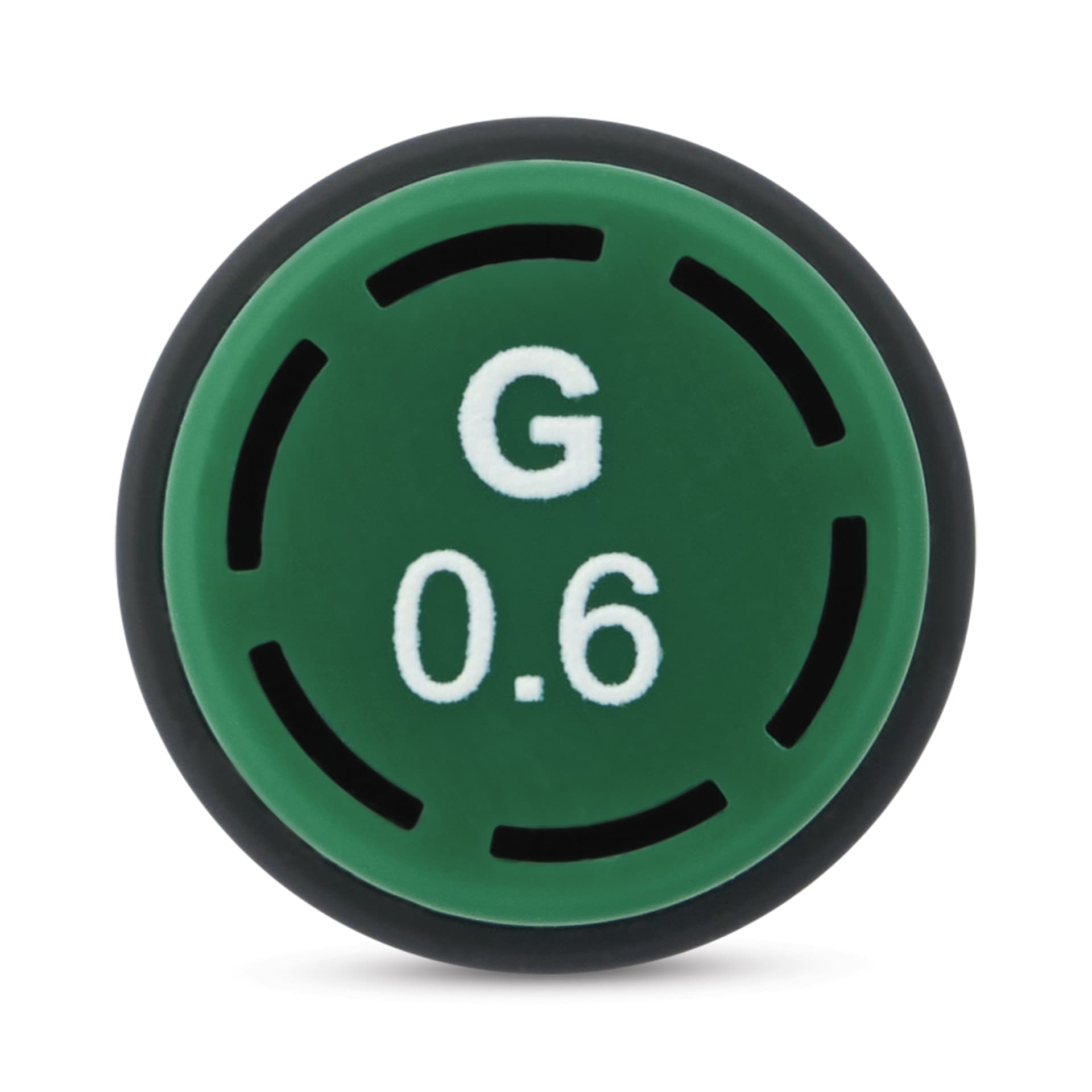 Olo Chisel-Tip Half Marker - G0.6 Emerald - end of cap