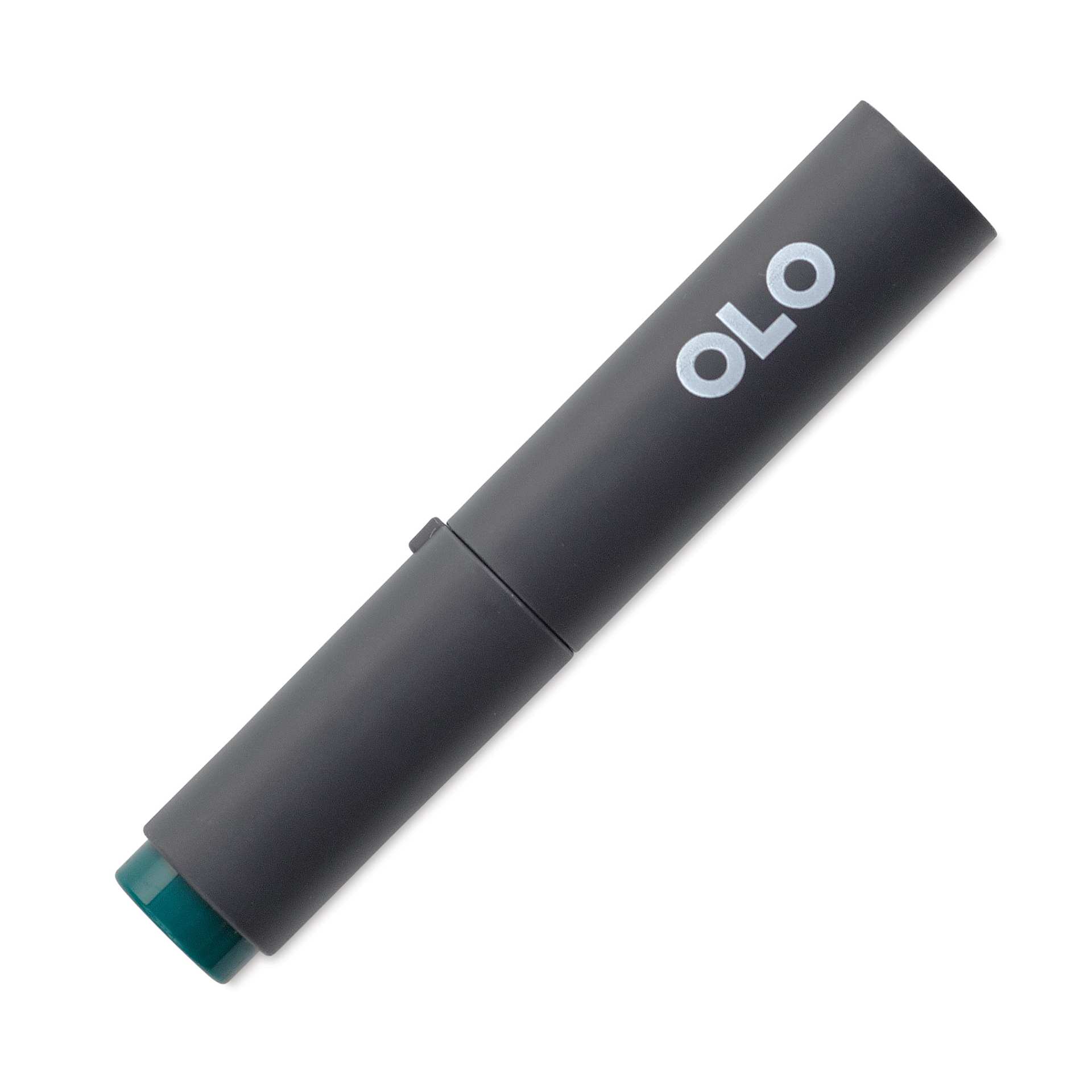 Olo Chisel Tip Half-Marker - BG2.7 Peacock with cap on