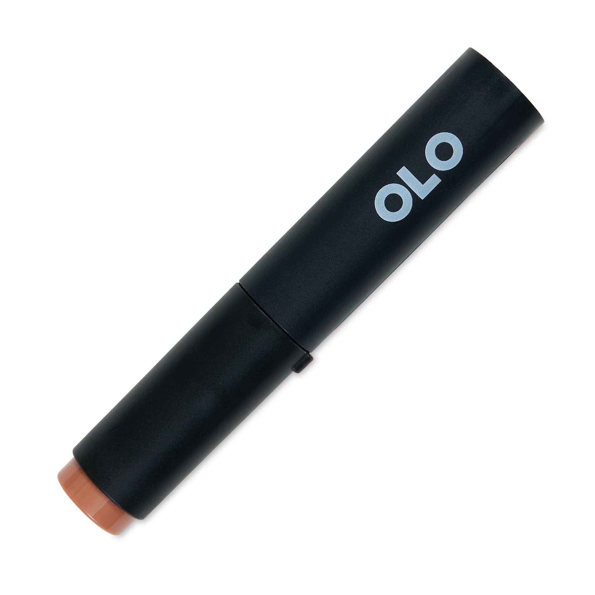 Olo Brush-Tip Half Marker - OR7.4 Milk Tea with cap on