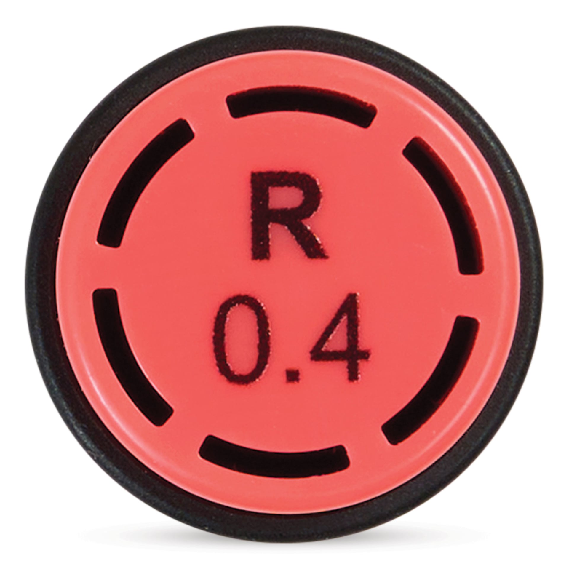 Olo Brush-Tip Half Marker - R0.4 Red Grapefruit end of cap