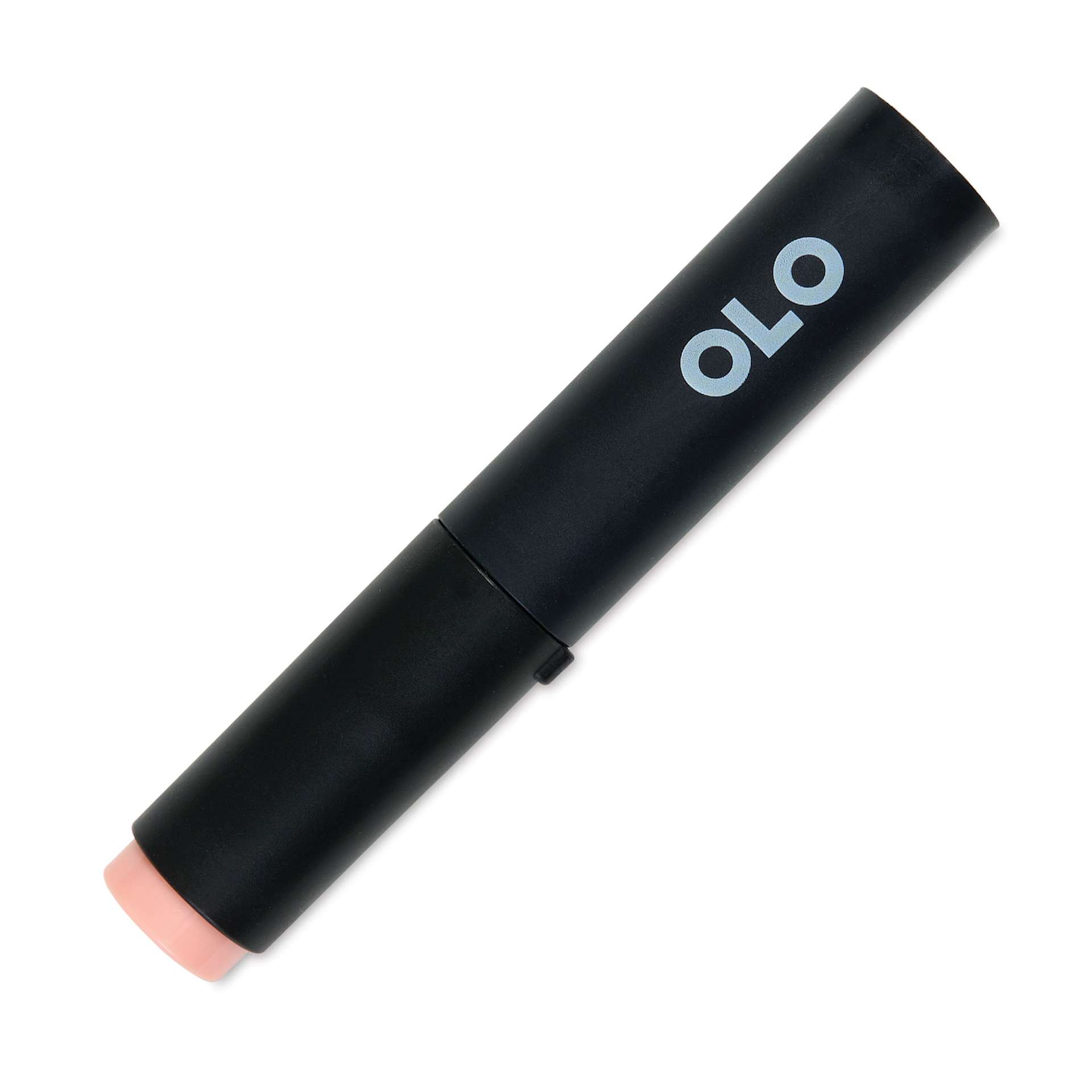 Olo Brush-Tip Half Marker - R0.2 Pink Lemonade with cap on