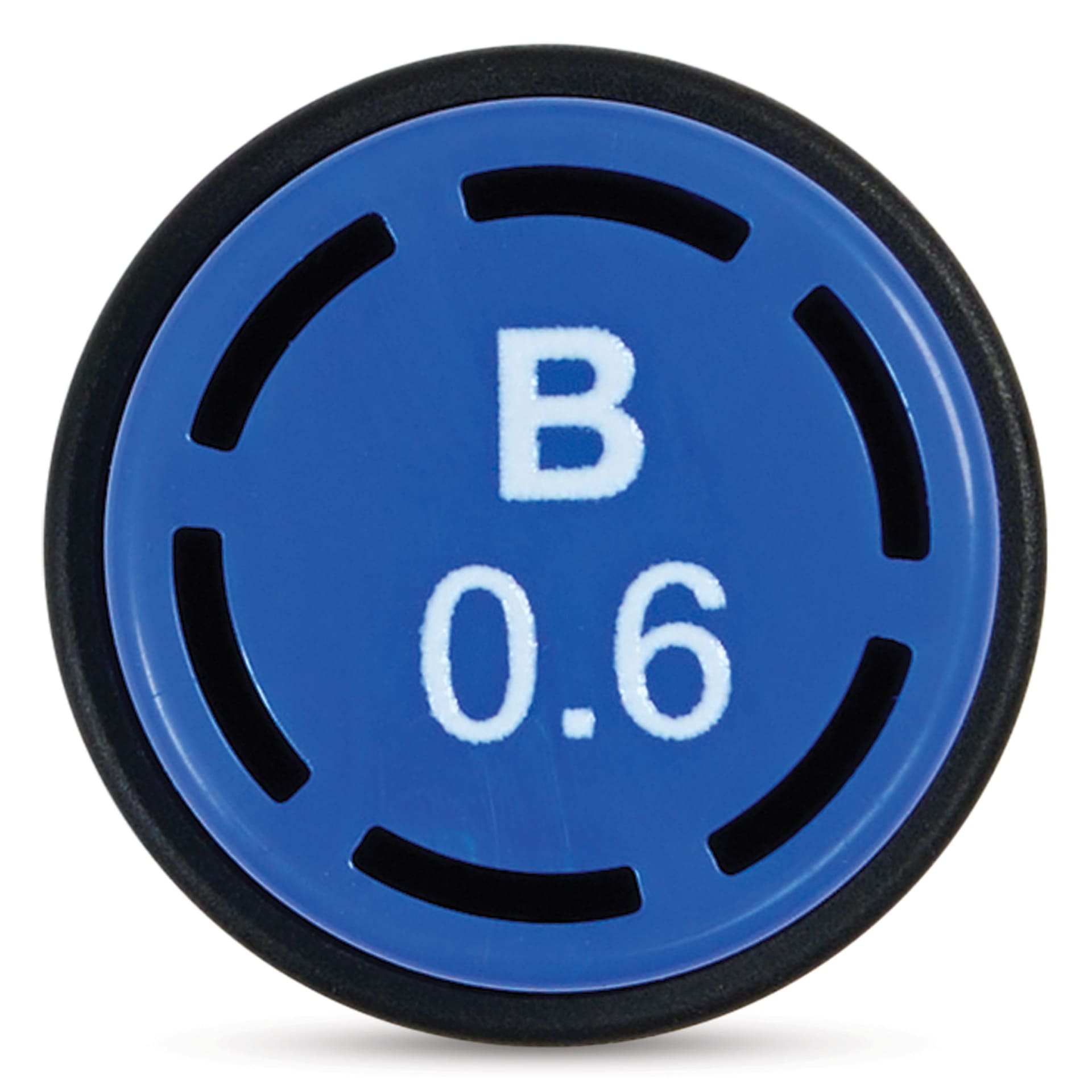 Olo Brush-Tip Half Marker - B0.6 Lapis Lazuli end of cap