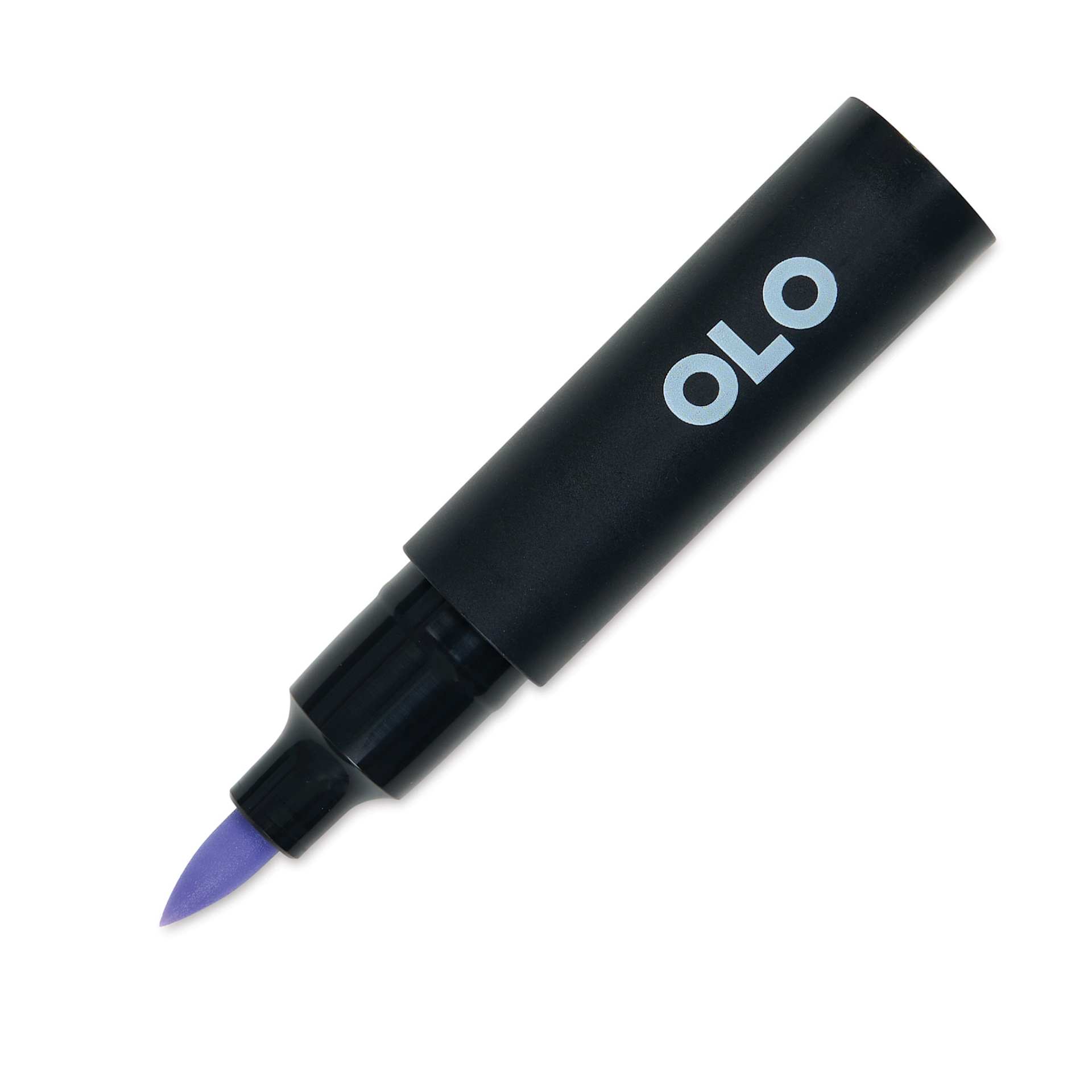 Olo Brush-Tip Half Marker - BV2.2 Periwinkle with cap off