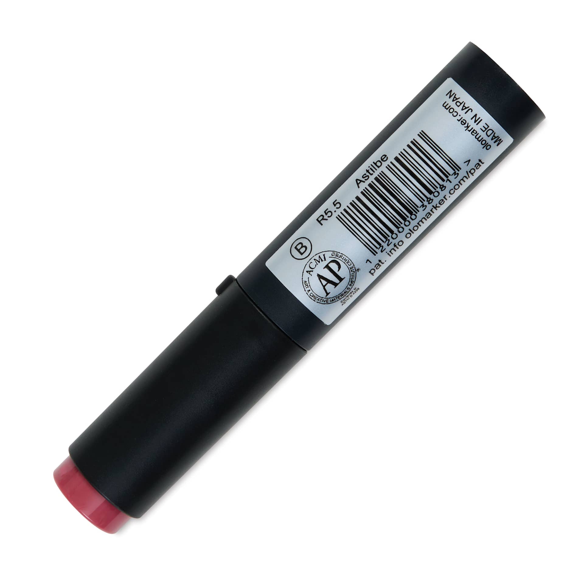 Olo Brush-Tip Half Marker - R5.5 Astilbe back with cap on