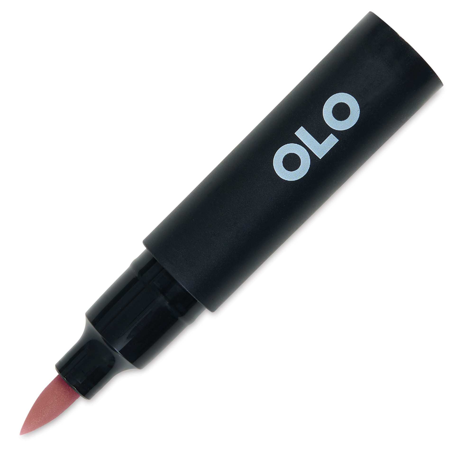 Olo Brush-Tip Half Marker - V4.1 Wild Geranium with cap off