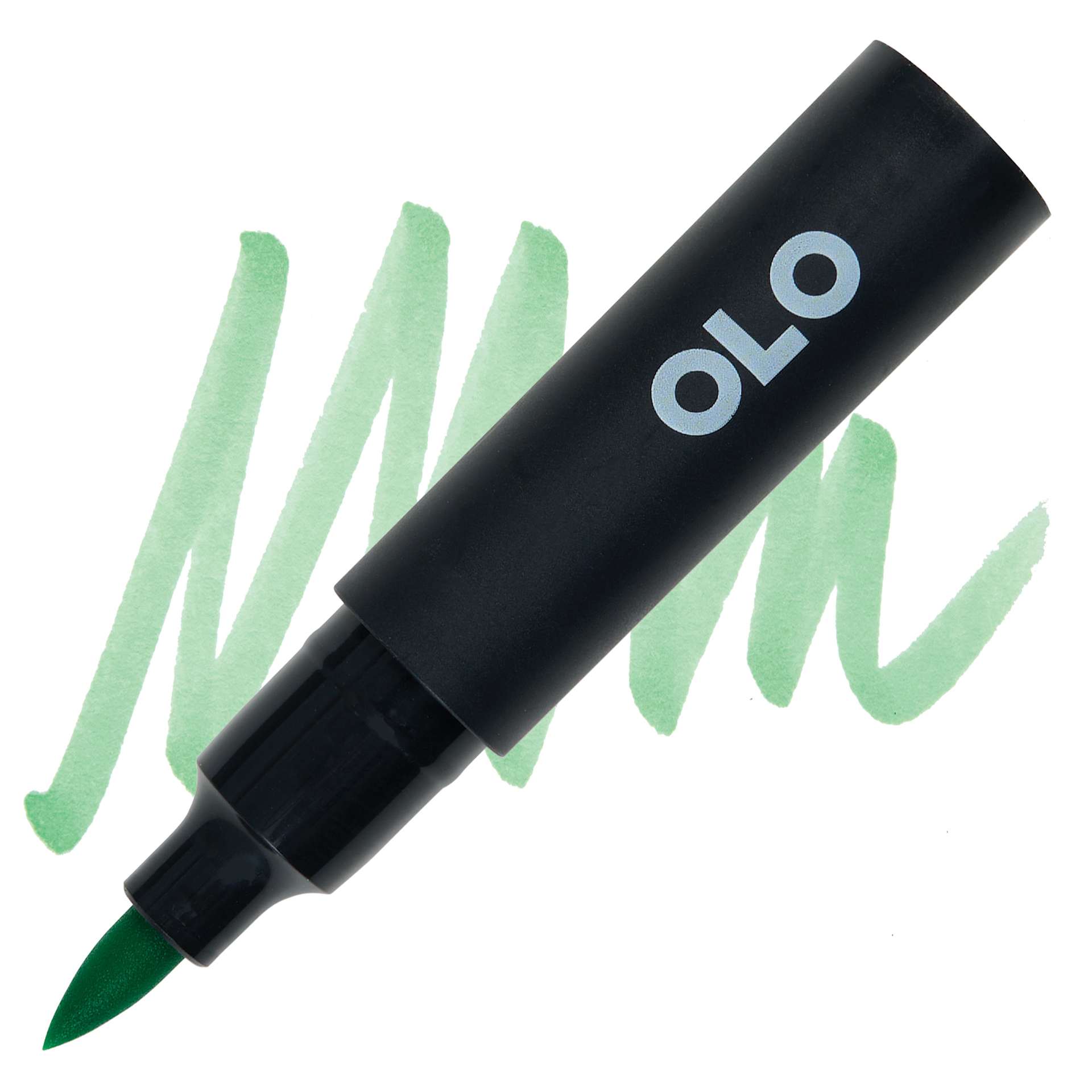Olo Brush-Tip Half Marker - G1.4 Spearmint marker and swatch