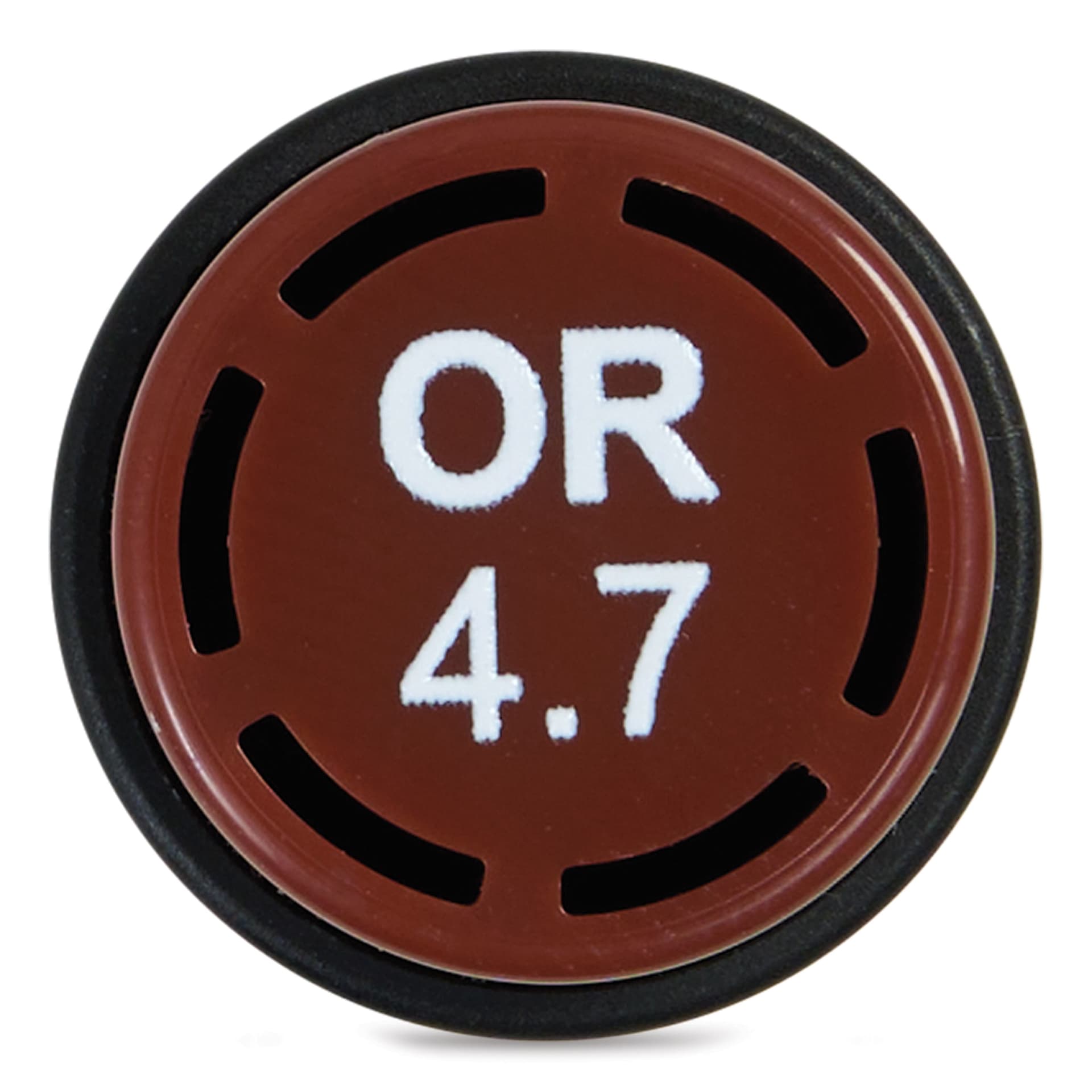 Olo Brush-Tip Half Marker -  OR4.7 Chocolate end of cap