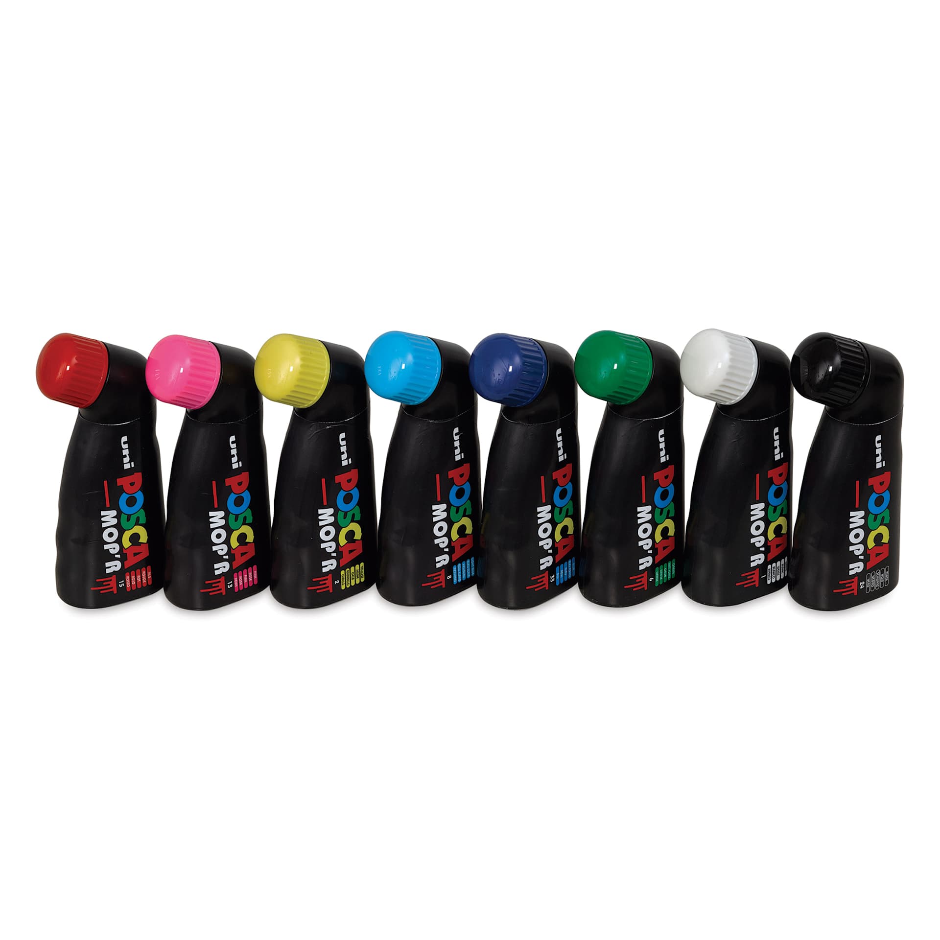 Posca Mop'r Paint Markers - Set of 8 - contents Posca Mop'r Paint Markers - Set of 8 - contents