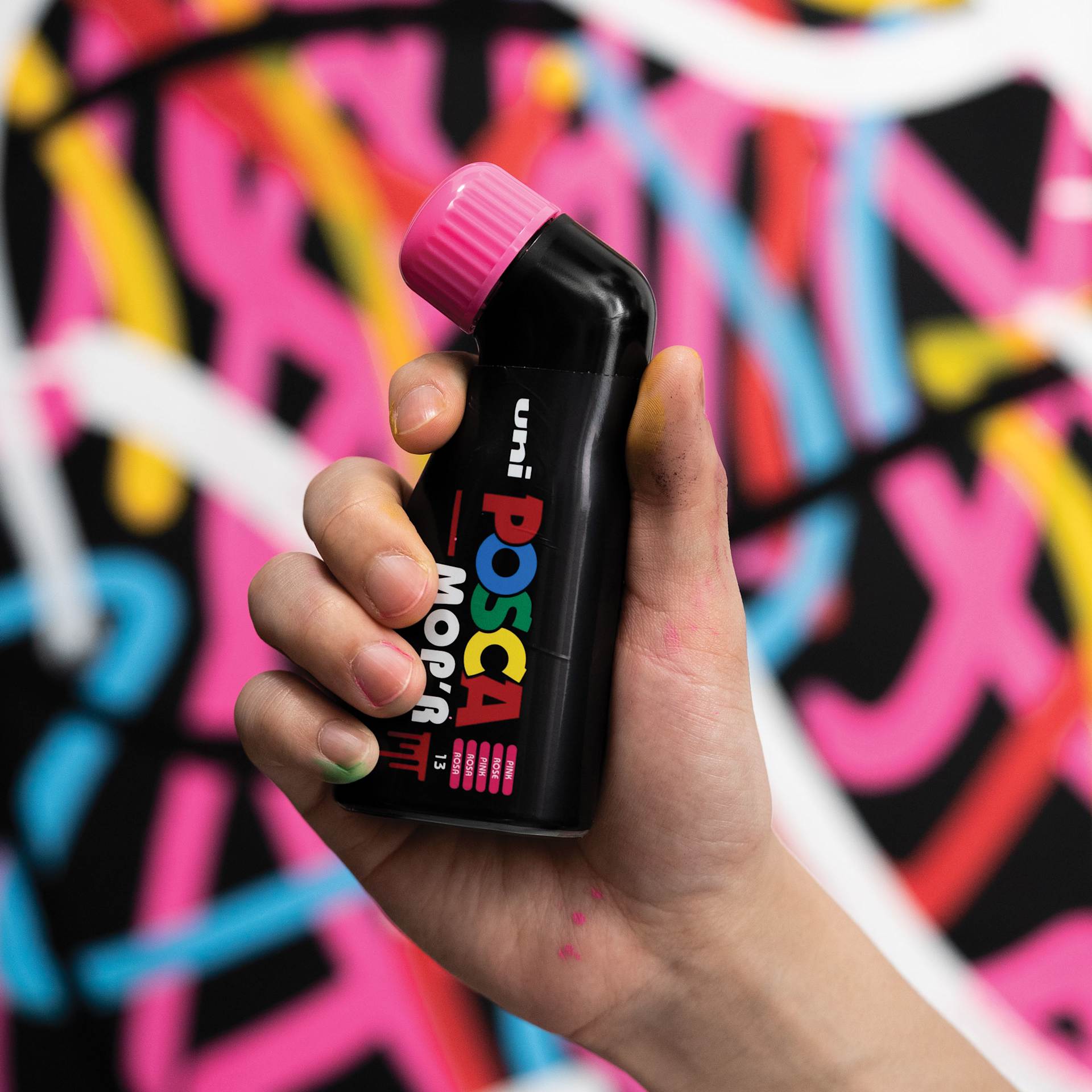 Posca Mop'r Paint Marker, in hand Posca Mop'r Paint Marker, in hand