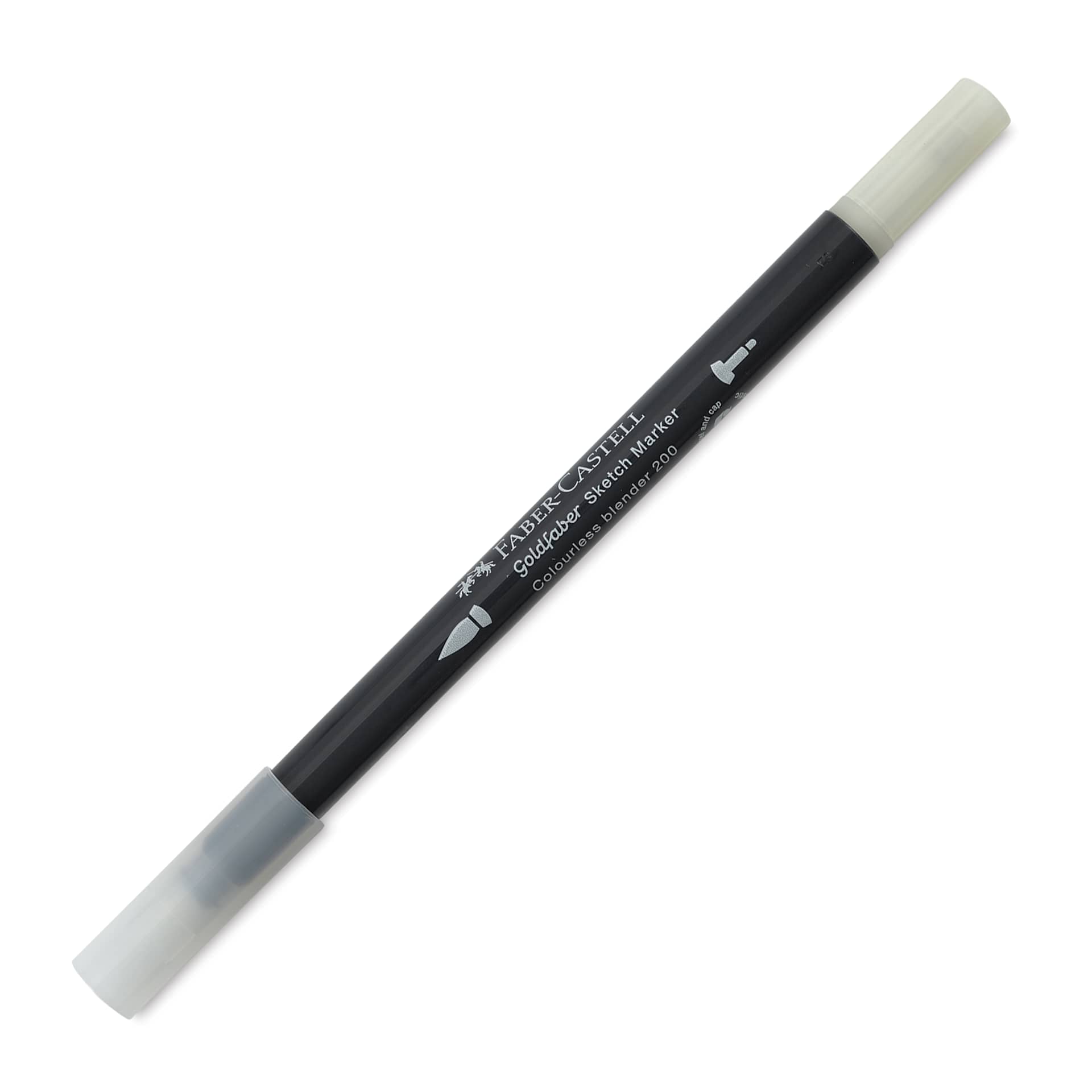 Faber-Castell Goldfaber Sketch Dual-Tip Marker - 200 Colorless Blender, caps on