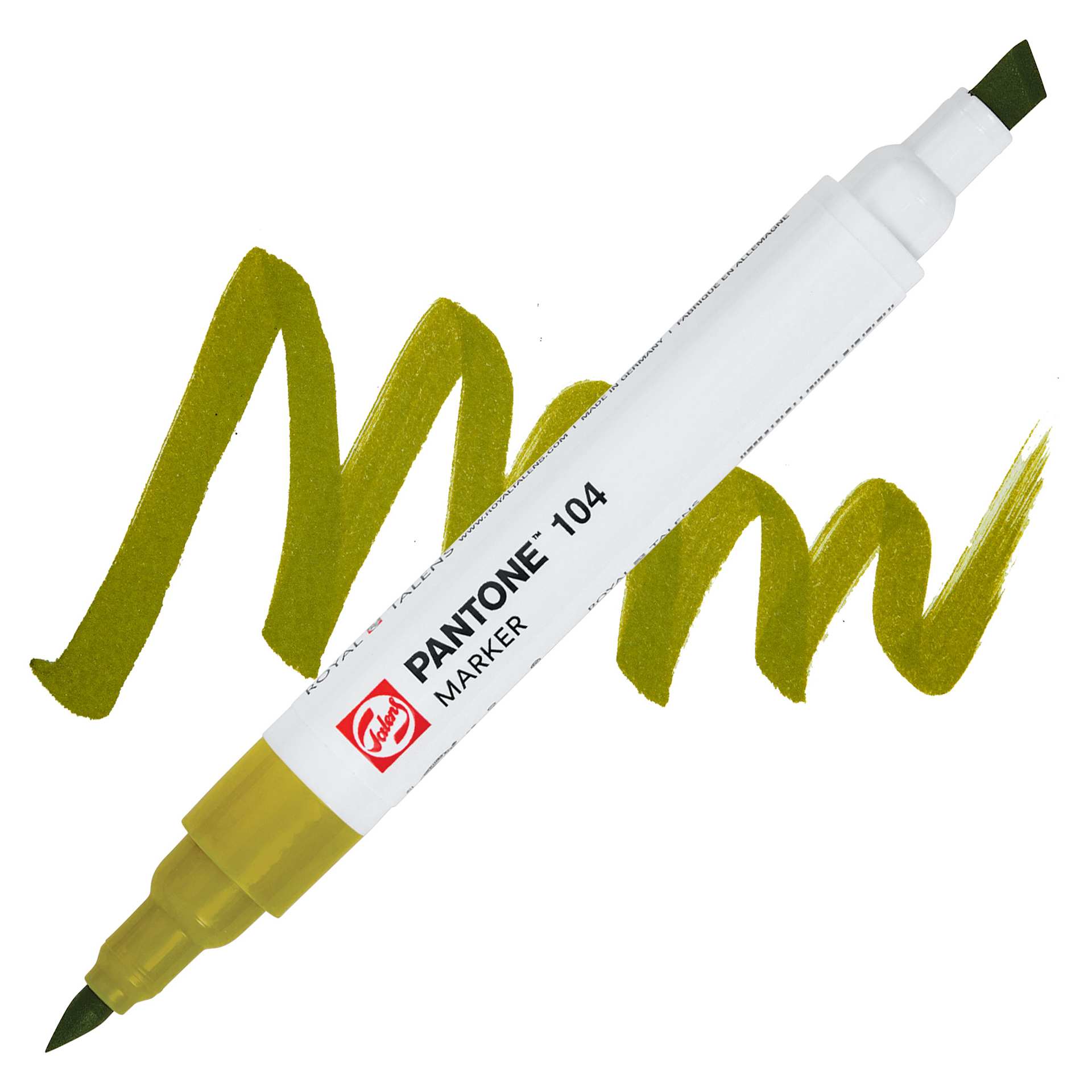 Pantone Dual Tip Marker - 104, swatch and marker