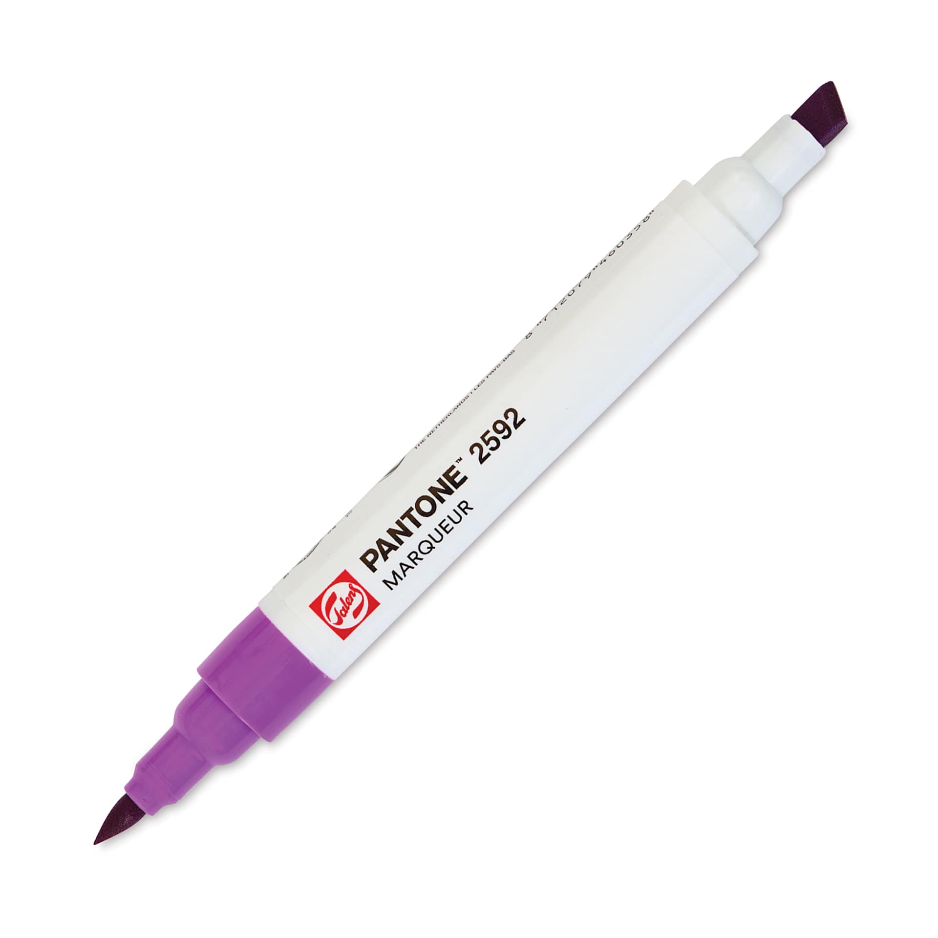 Pantone Dual Tip Marker - 2592, marker with caps off