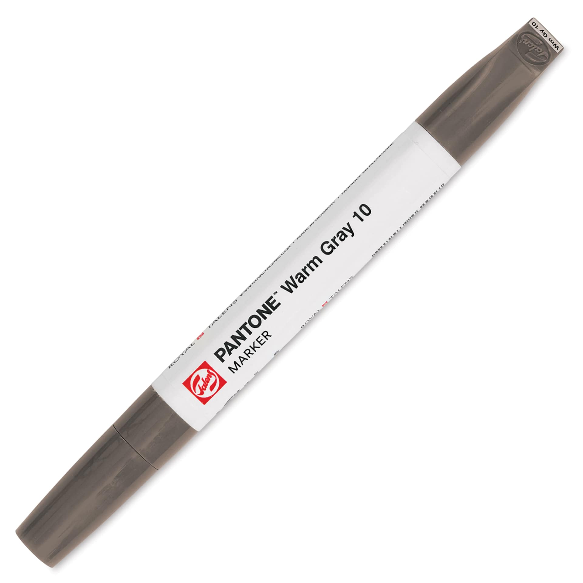 Pantone Dual Tip Marker - Warm Gray 10, caps on